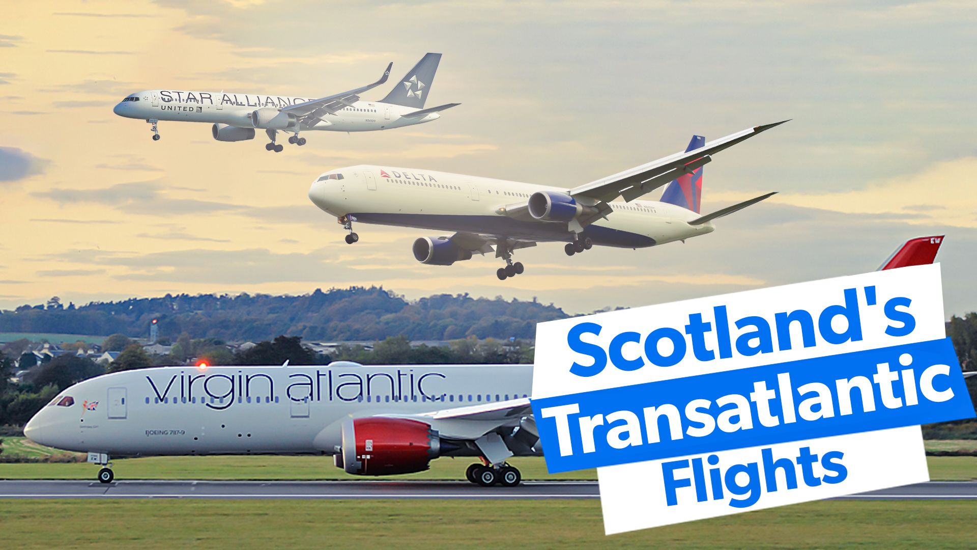 Which Airlines Operate The Most Transatlantic Flights To & From Scotland?