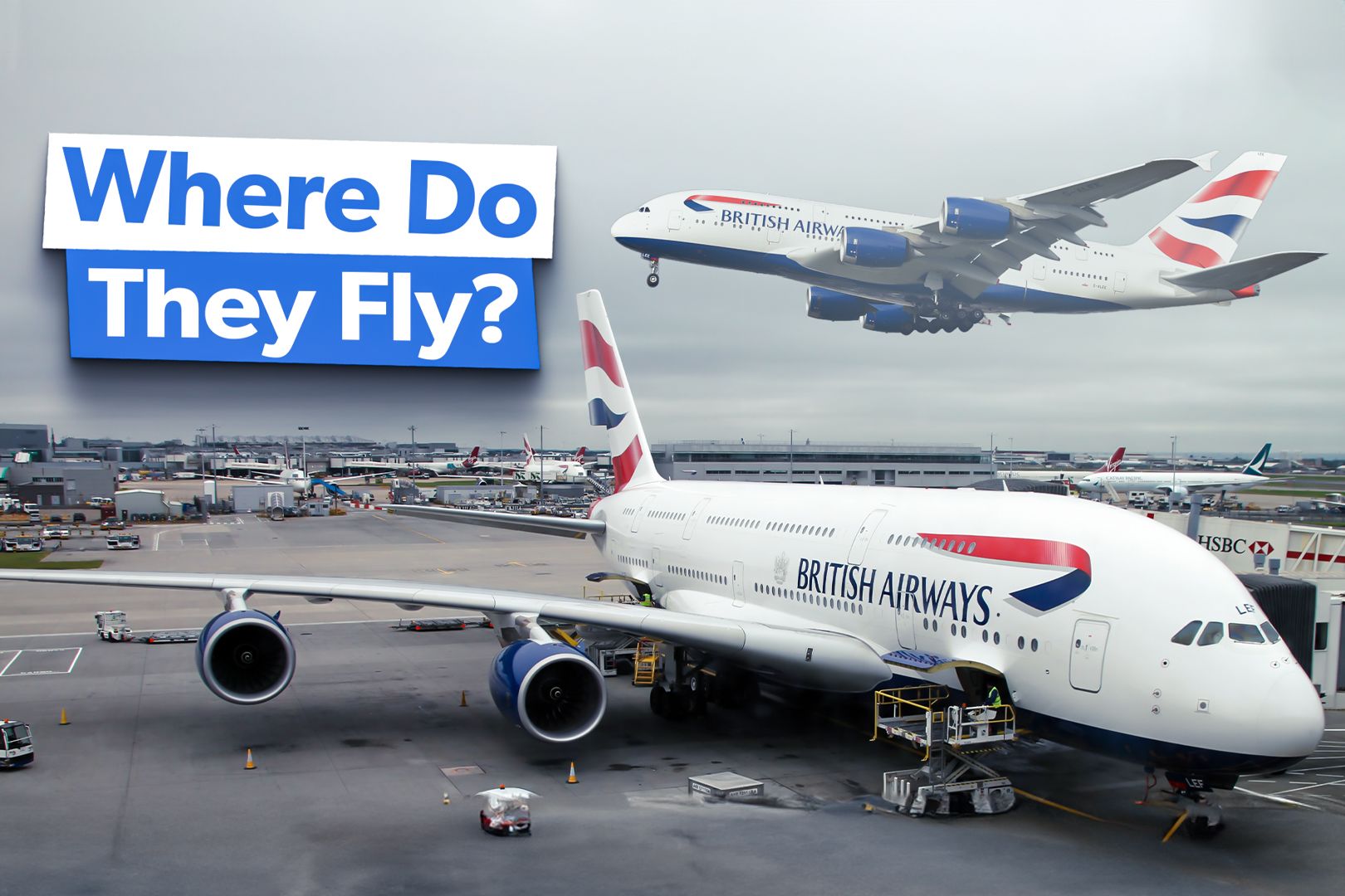 British Airways Airbus A380 Routes Custom Thumbnail