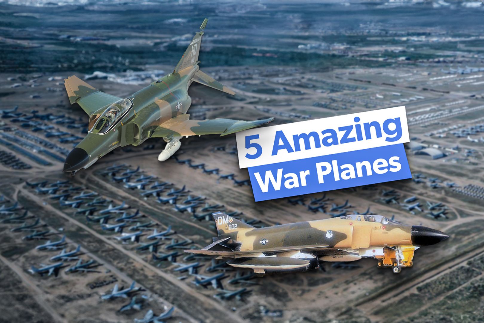 Aircraft Boneyard War Planes Custom Thumbnail