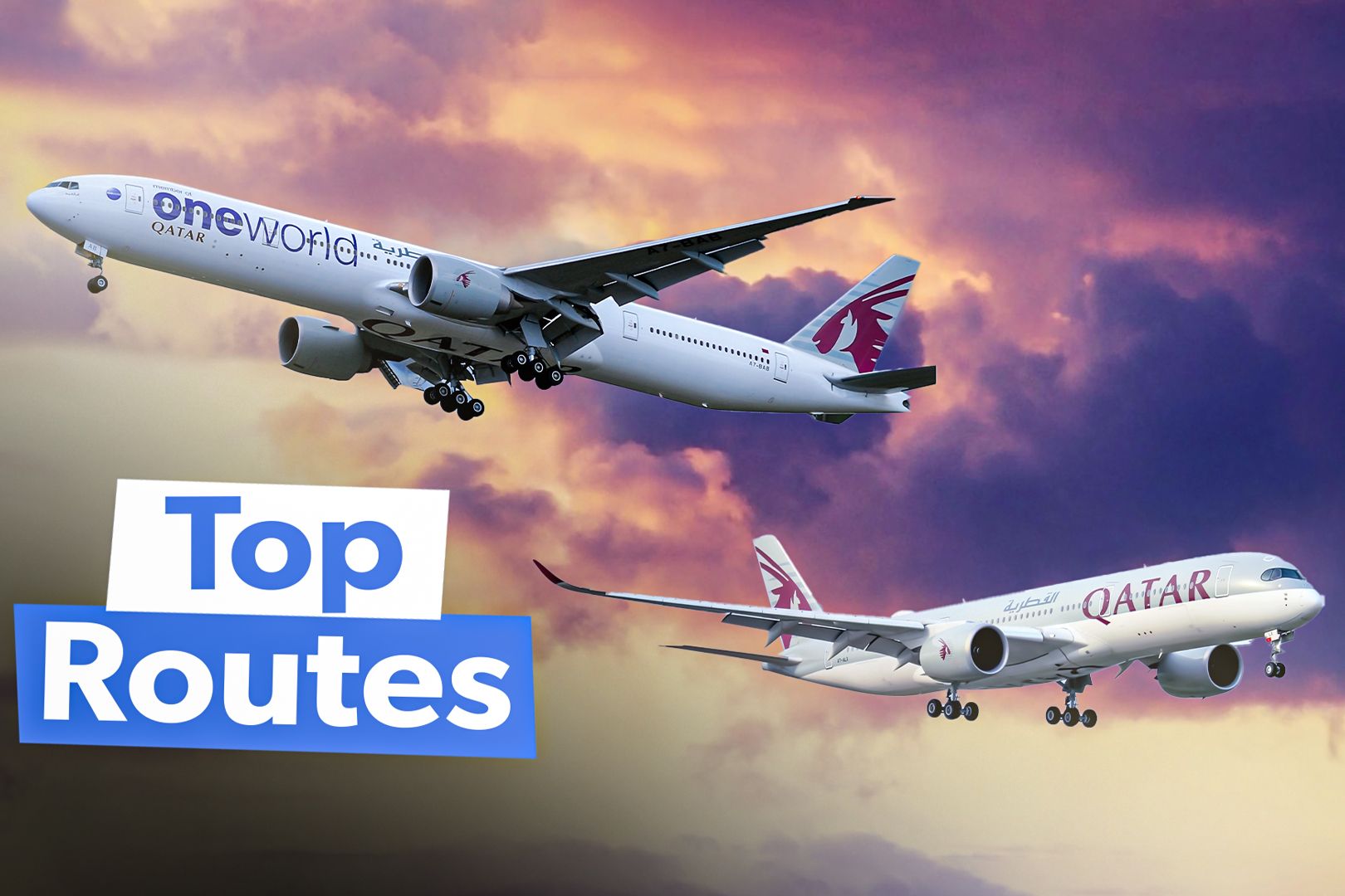 Qatar Airways Top Routes Custom Thumbnail