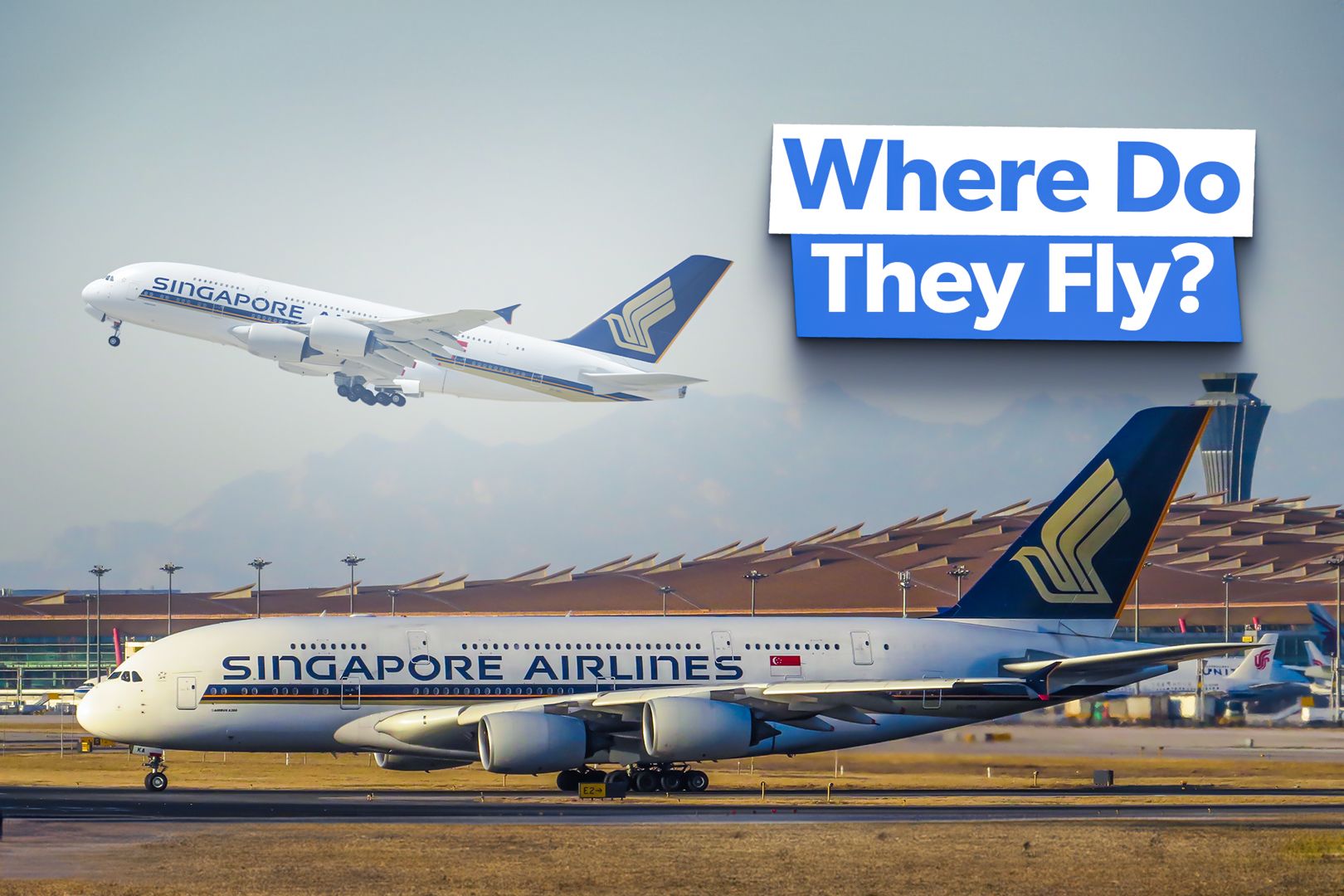 Singapore Airlines Airbus A380 longest routes.