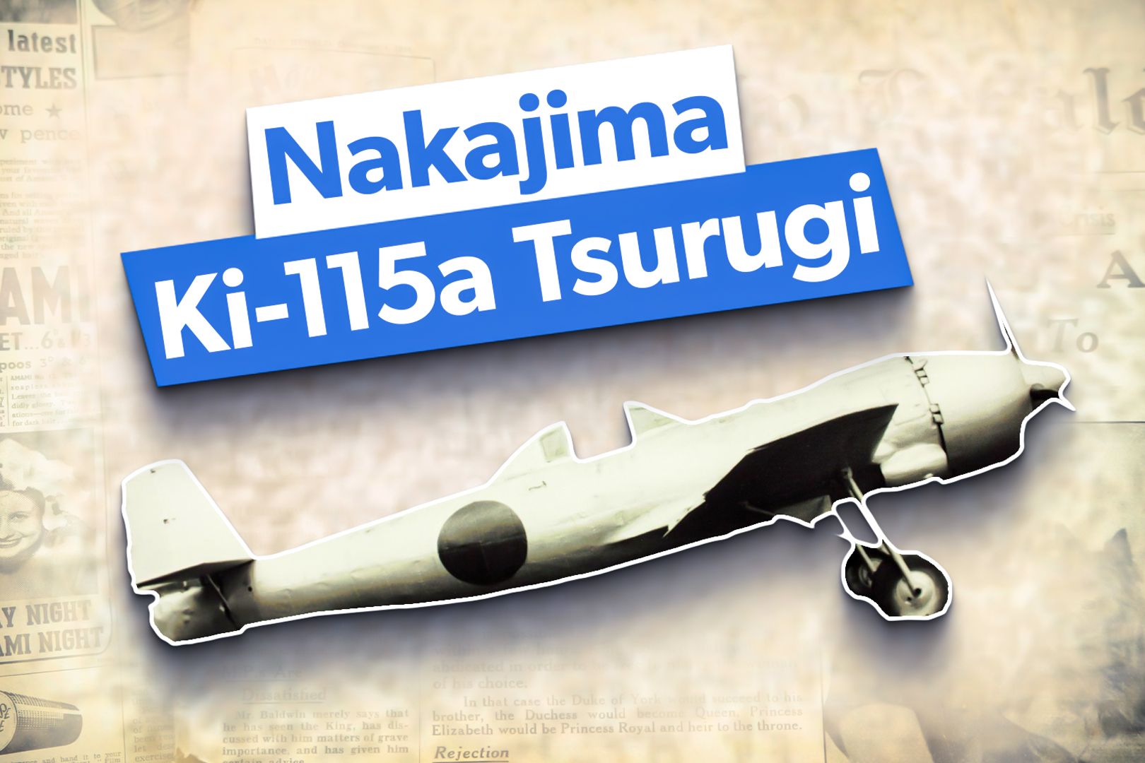 未使用【KORA】Nakajima ki-115-ko TSURUGI Nakajima Ki-115a Tsurugi: What You Need To Know About
