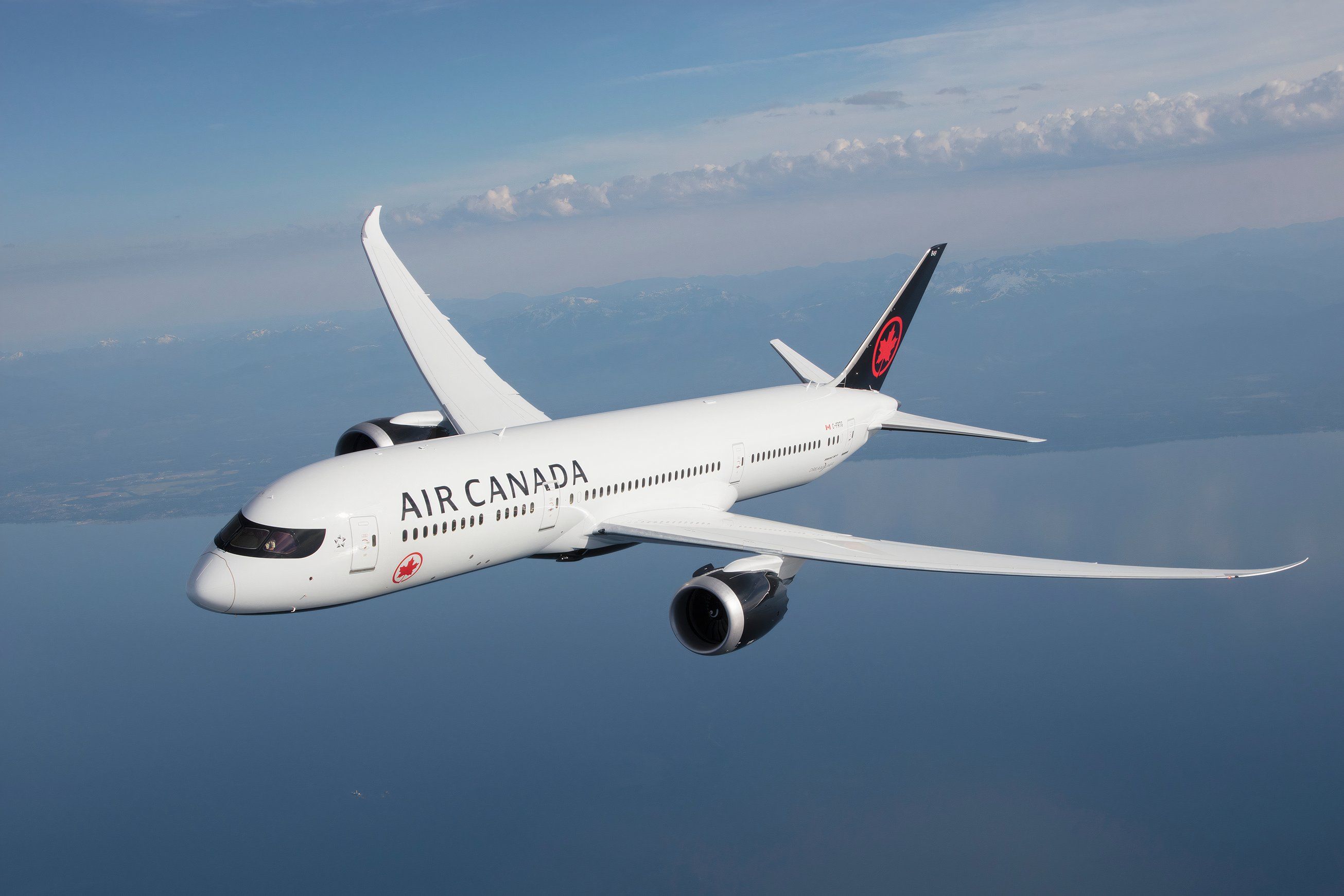 An Air Canada Bowing 787-9 Dreamliner