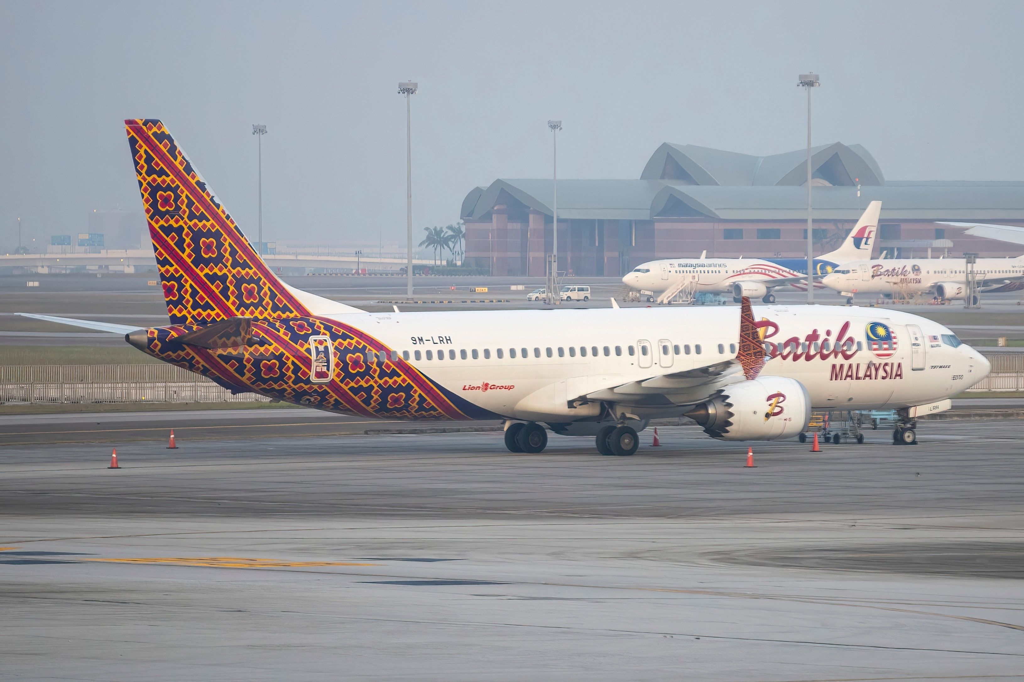 Batik Air Malaysia MAX 8 in Kuala Lumpur shutterstock_2418144723