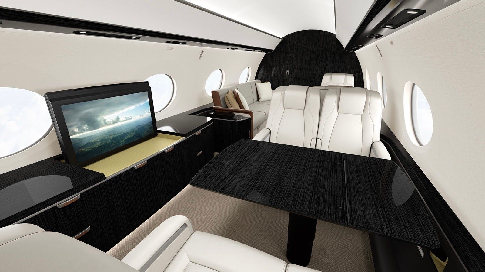 G800 cabin interior