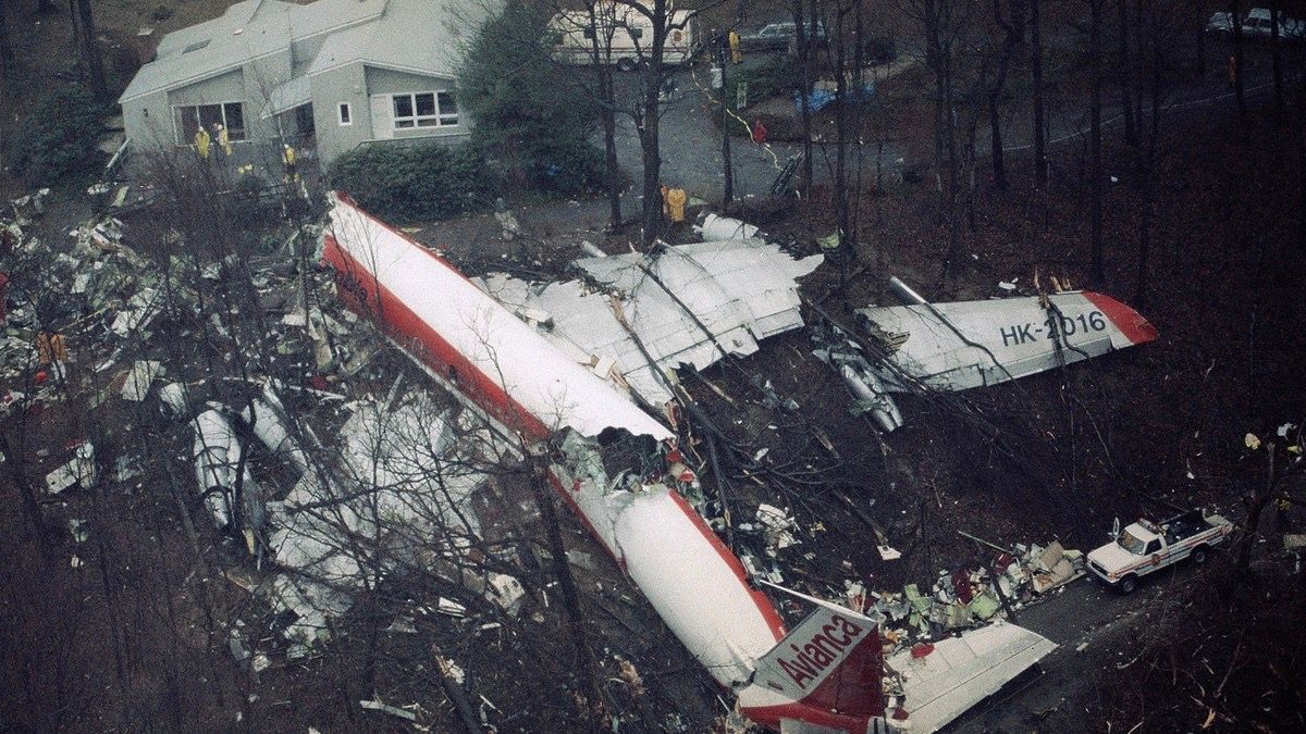 Avianca 052 wreckage