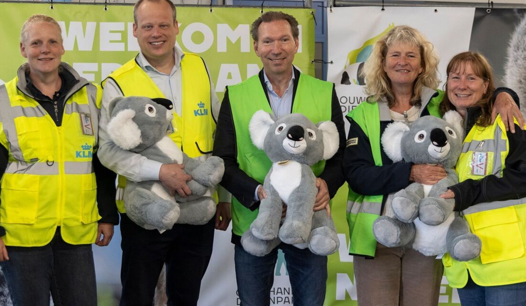 Air France KLM transports koalas