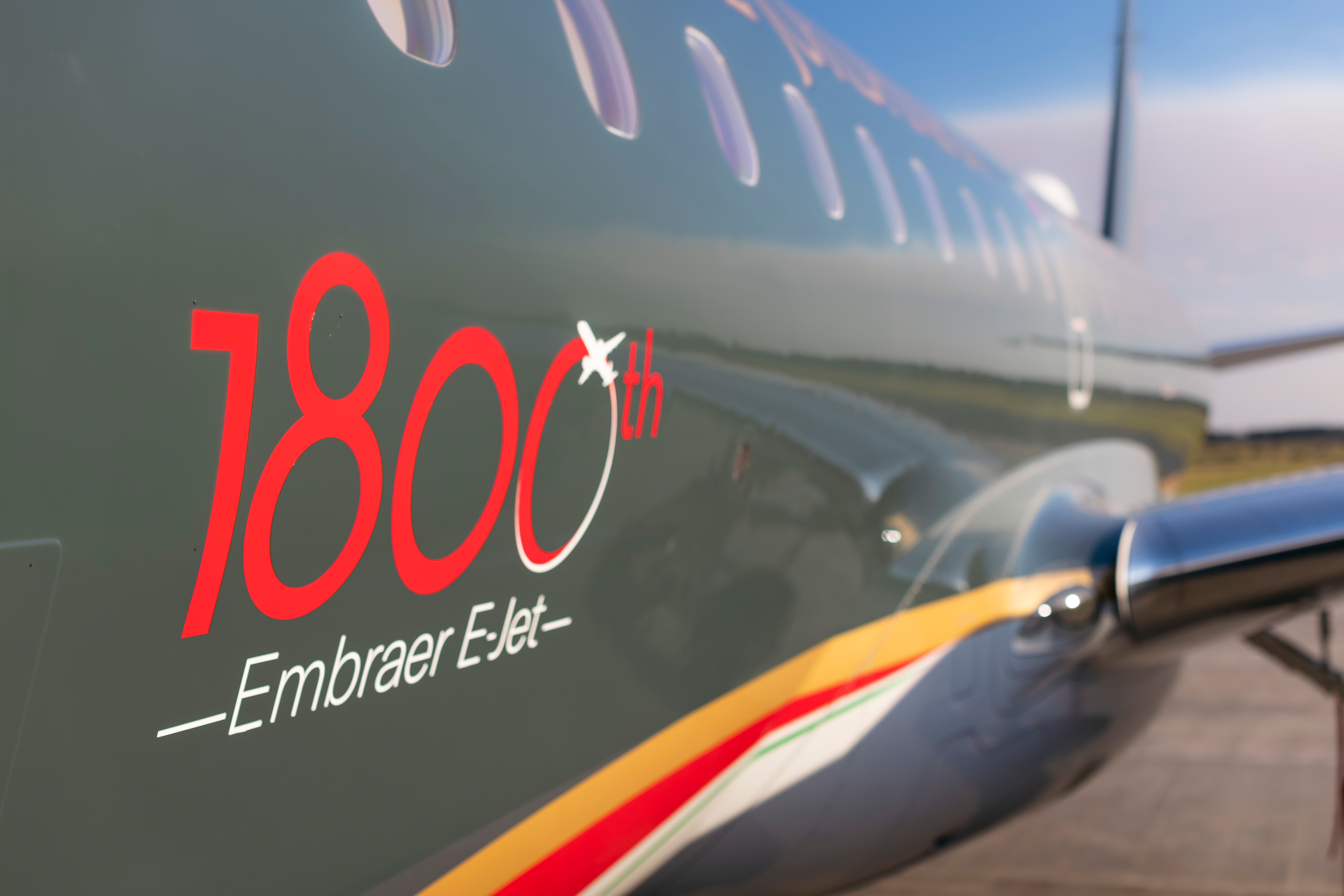 Embraer Celebrates The Delivery Of Its 1,800th E-Jet To