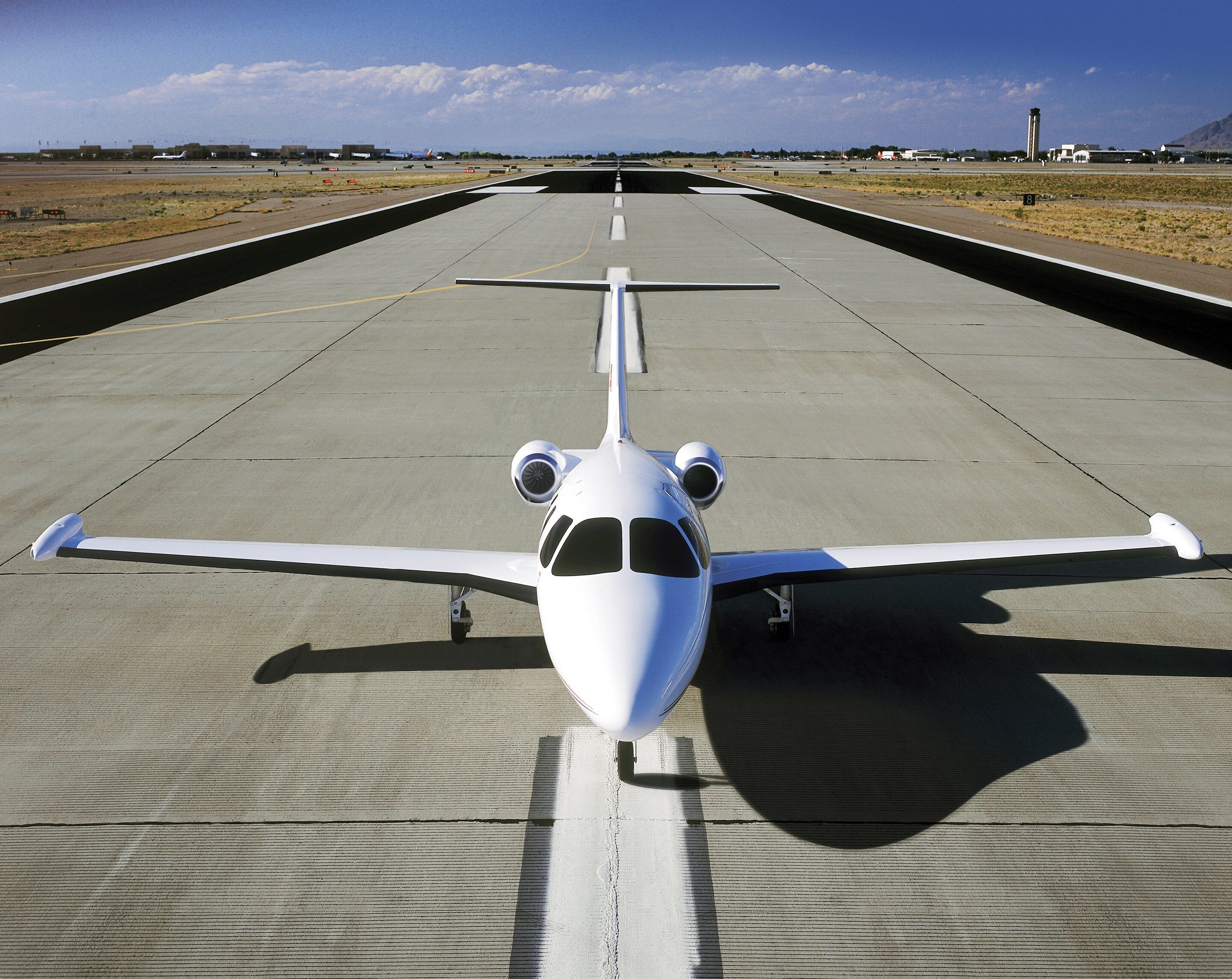 Eclipse 500 on the runway