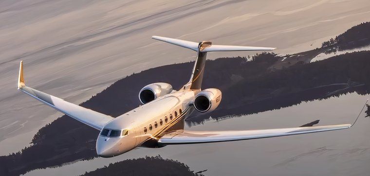 A Flexjet G650 in flight