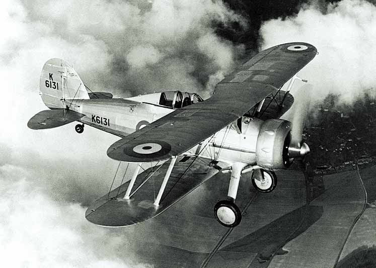 Gloster Gladiator in pre=war RAF markings