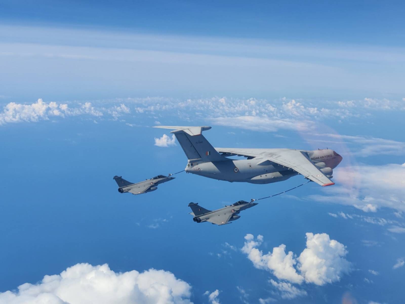 iaf rafale midair refueling