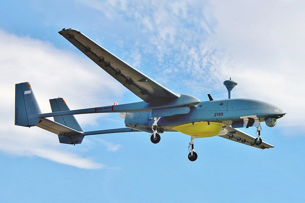IAI Heron 1 UAV in flight