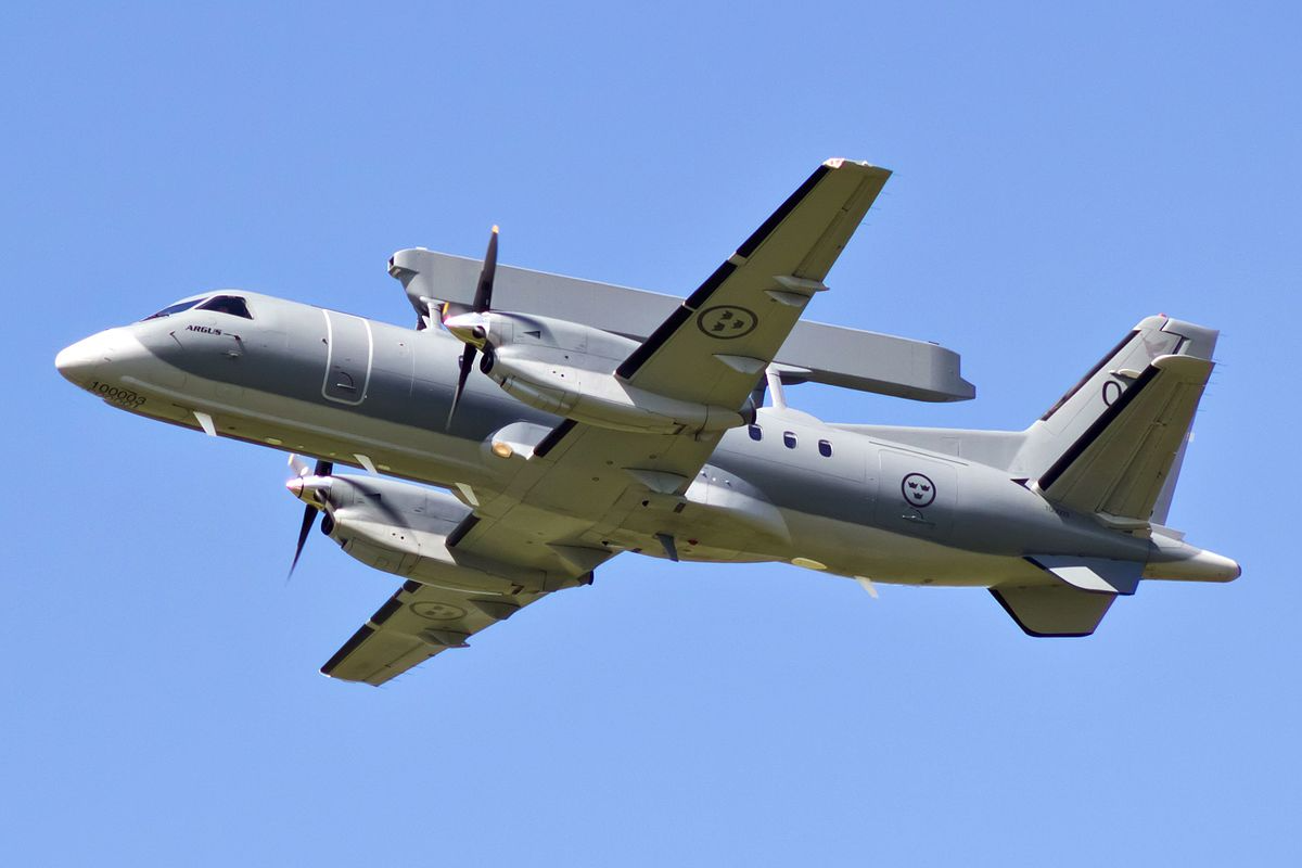 Saab S 100B Argus AWACS aircraft