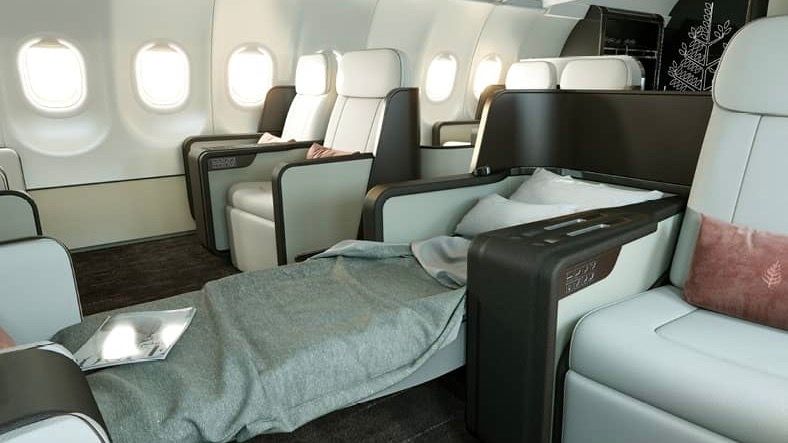 Four seasons private jet cabin