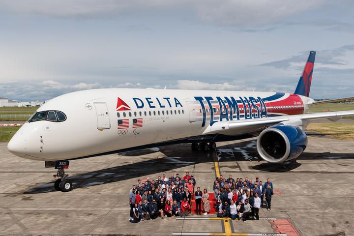 Delta Air Lines Olympics livery