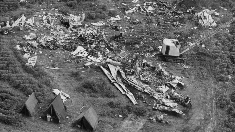 Braniff 250 crash site