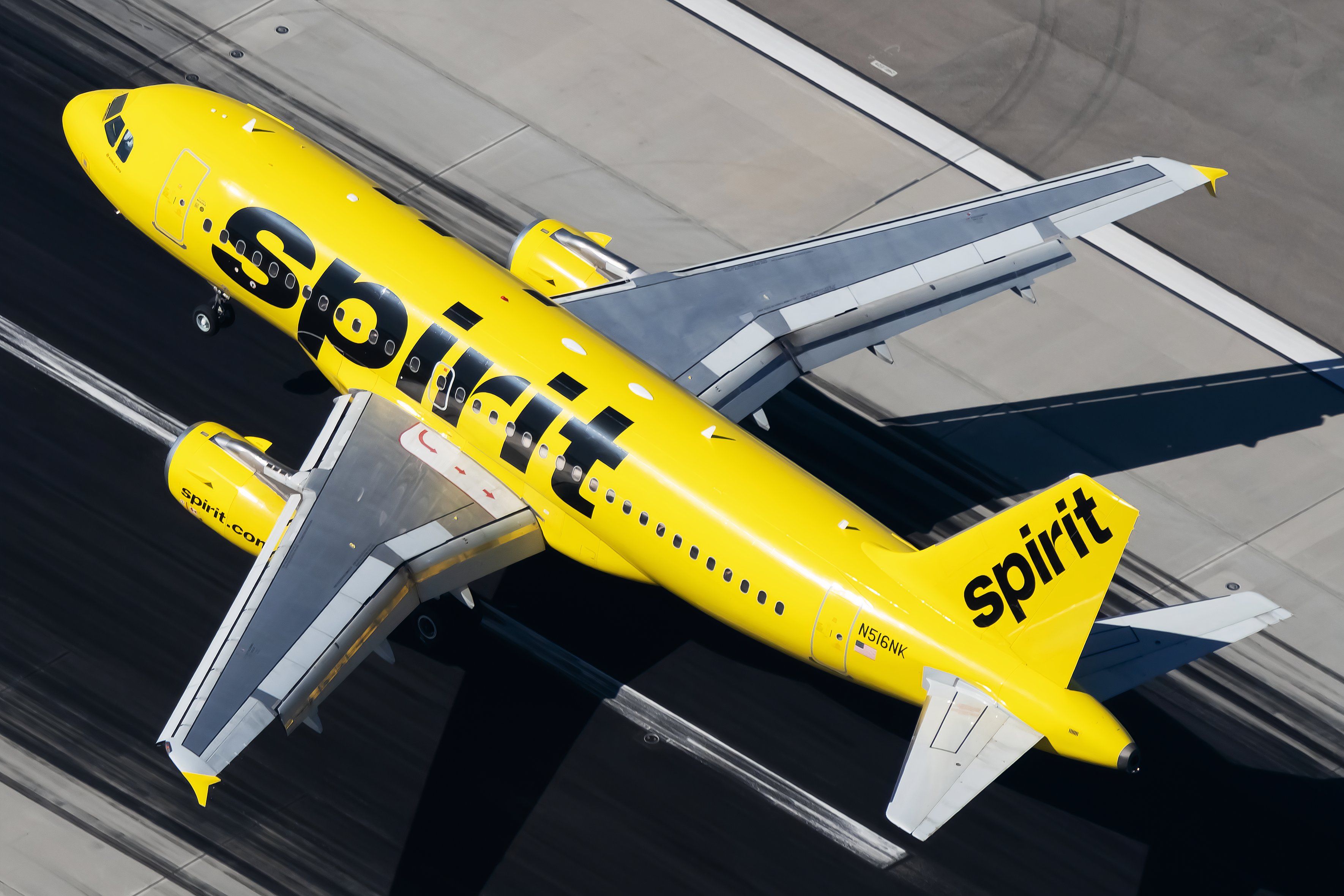 N516NK Spirit Airlines Airbus A319-132 (2)