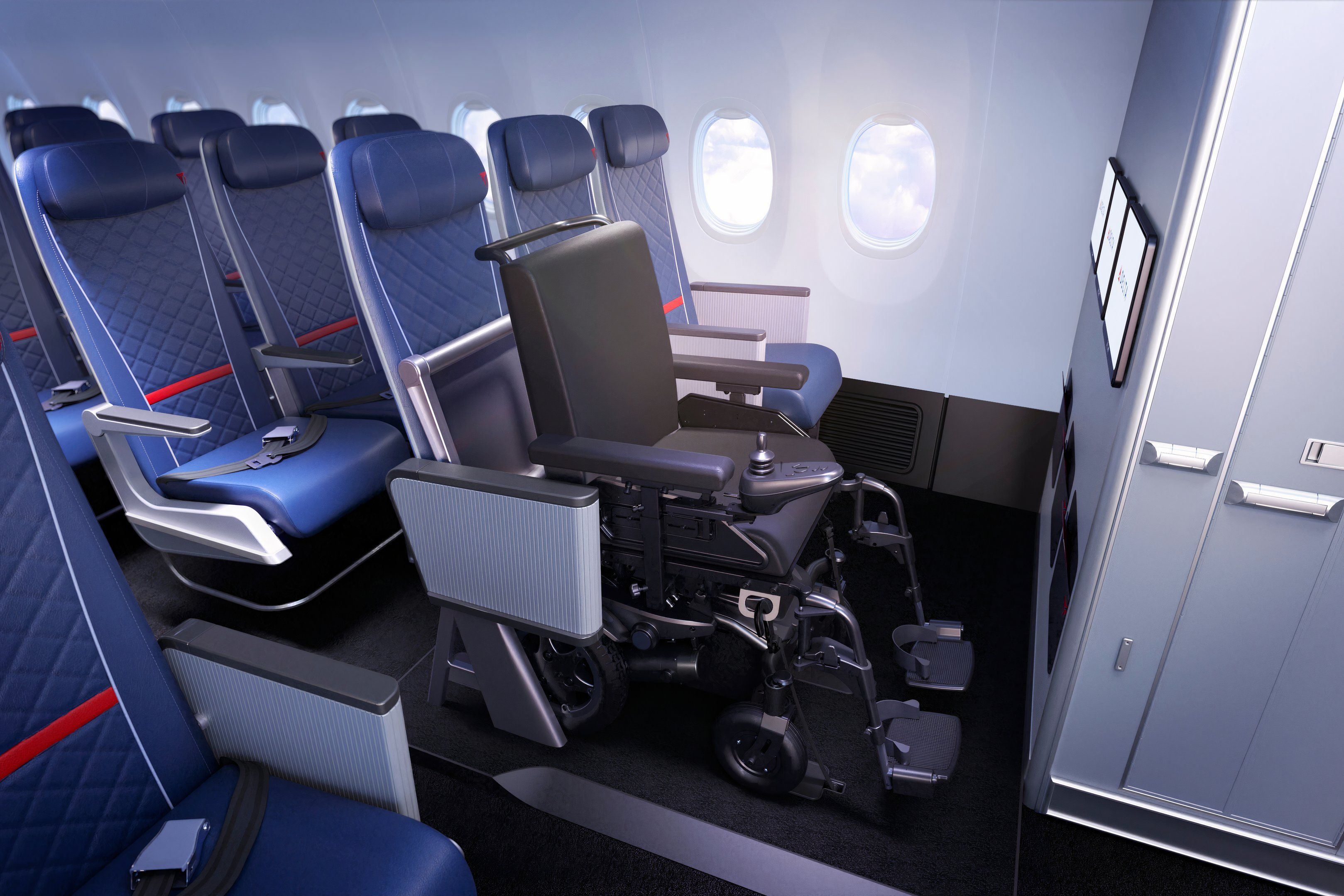 PriestmanGoode and Delta Air Lines with Air4All Economy Seat