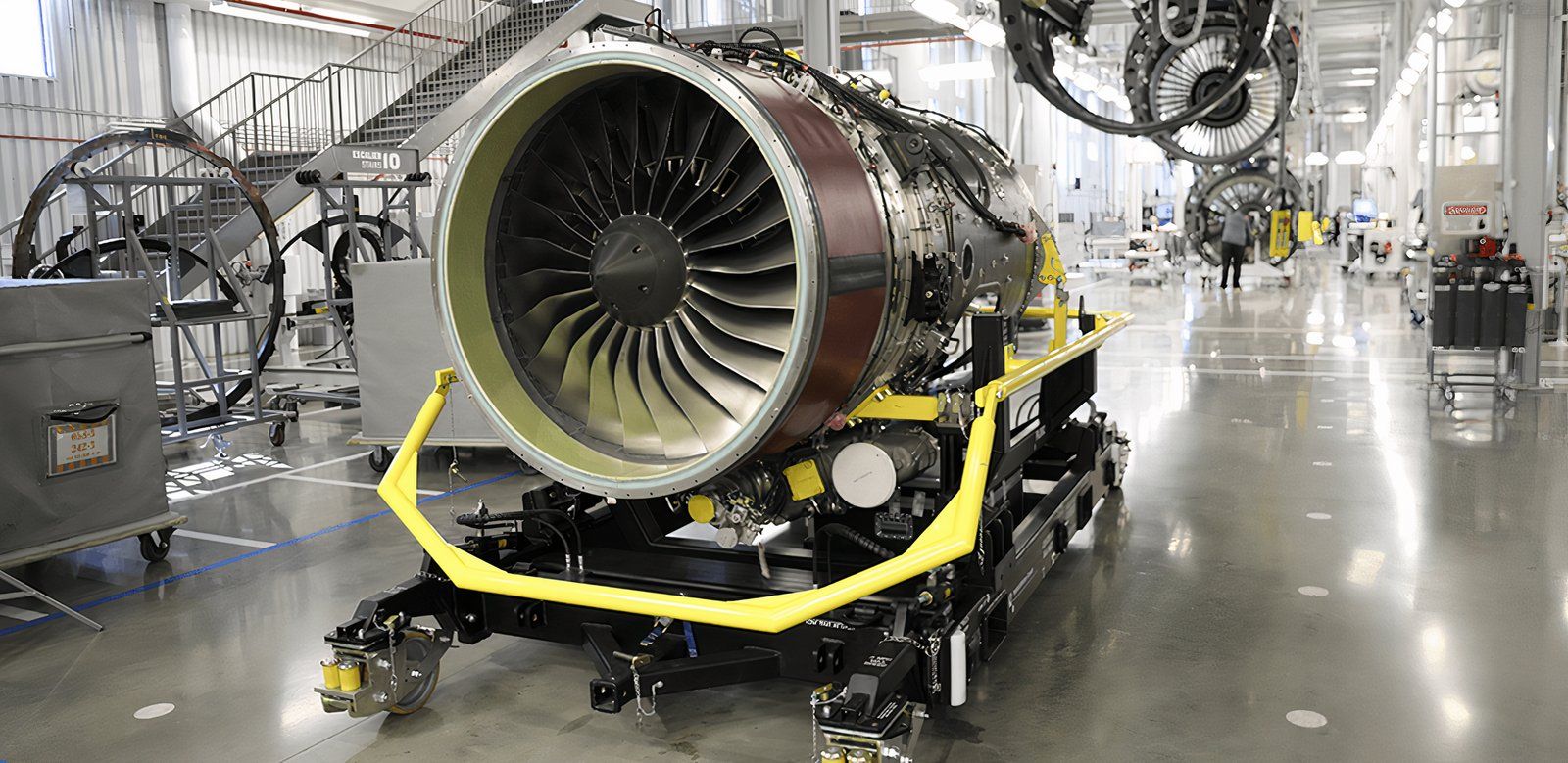 A Pratt & Whitney PW800, the same type that powers the G500.