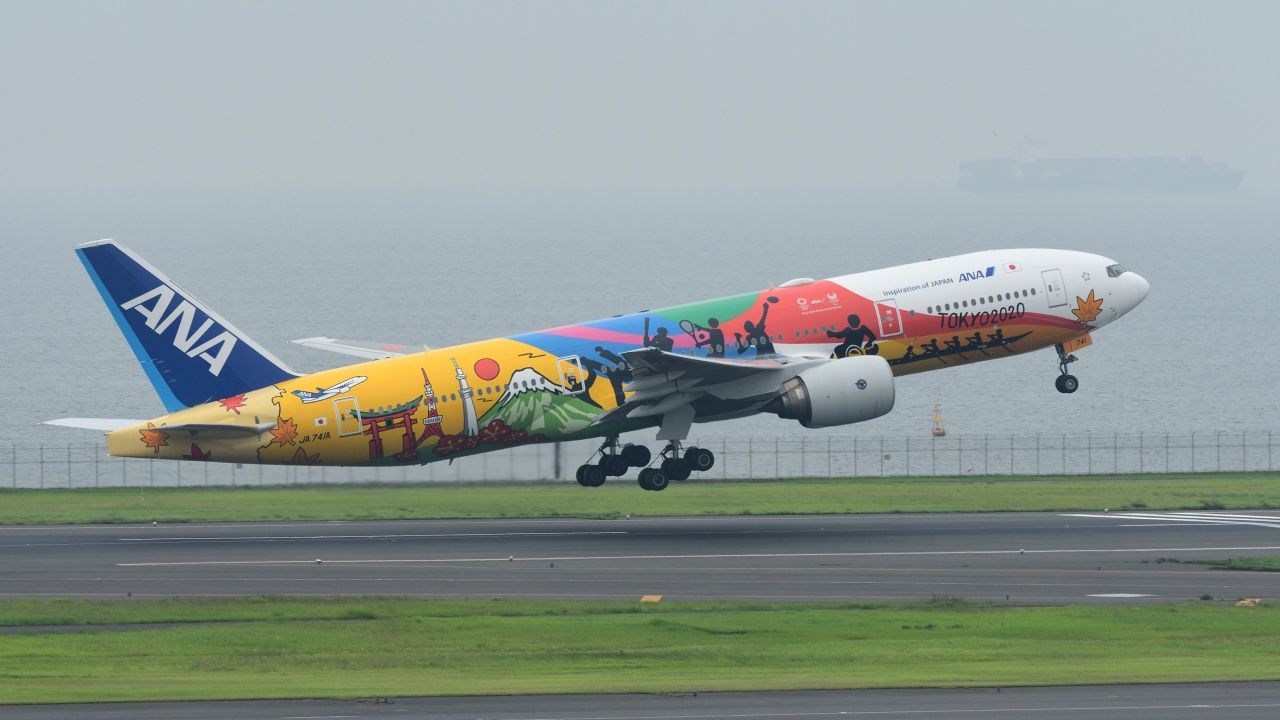 All Nippon Airways special livery "Hello 2020 Jet" scheme