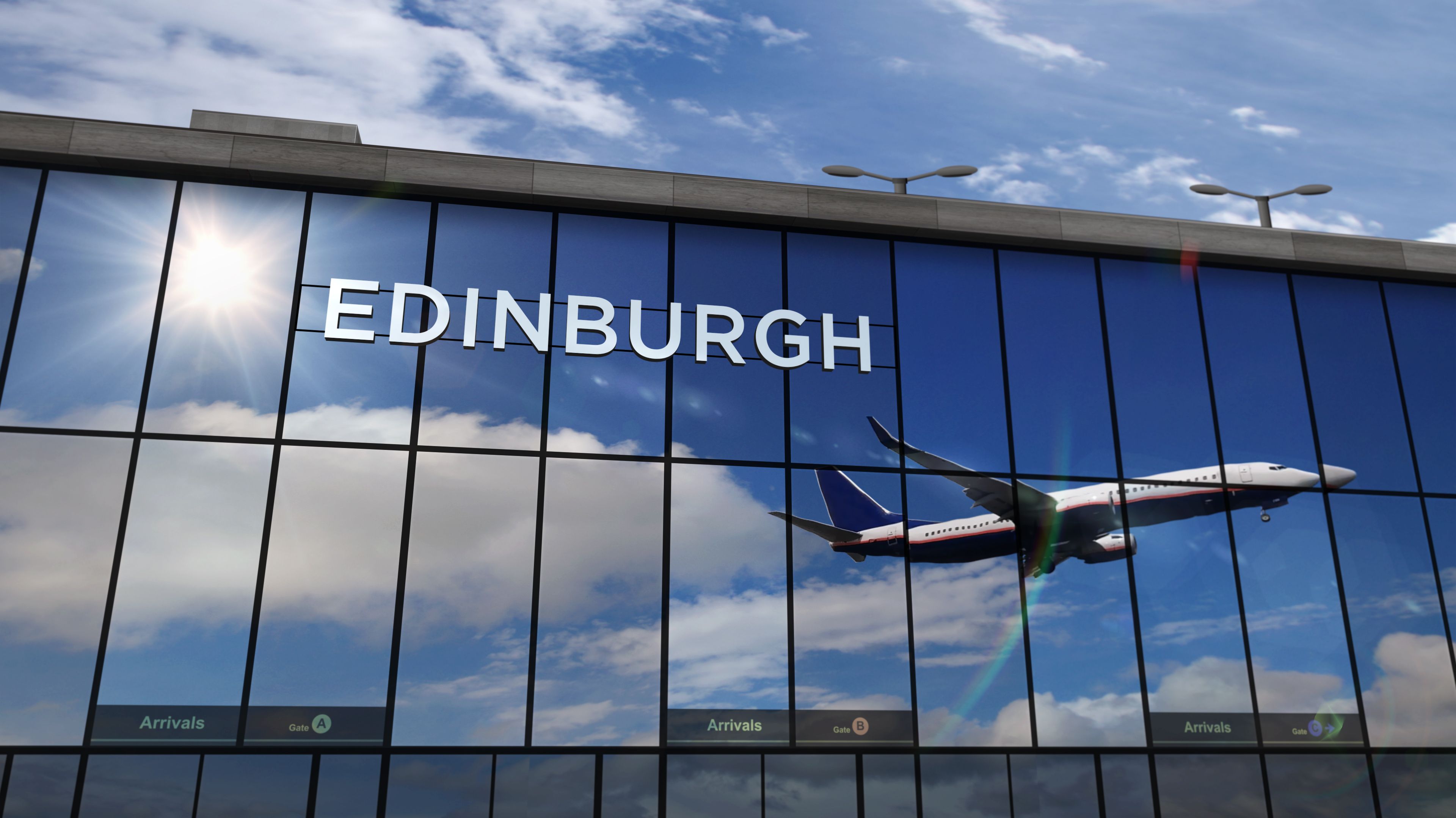 Edinburgh Airport terminal