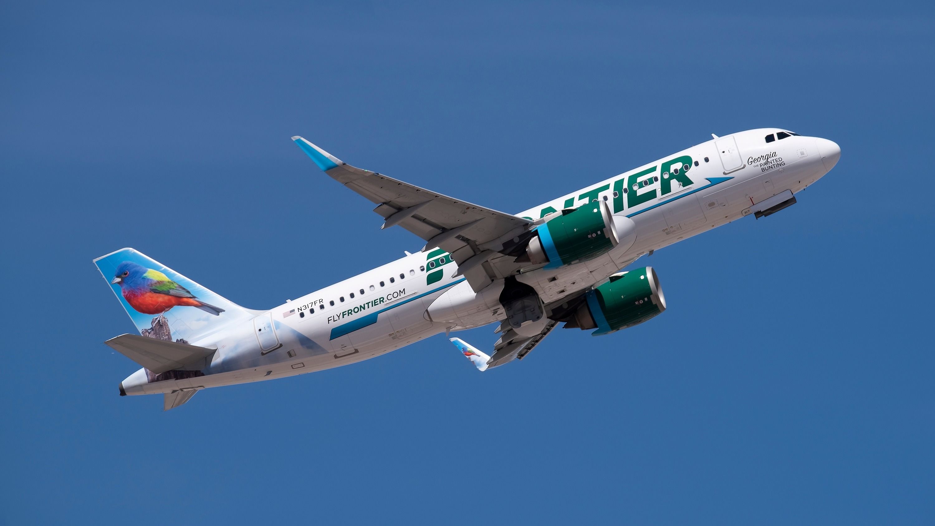 A Frontier Airlines Airbus A320neo