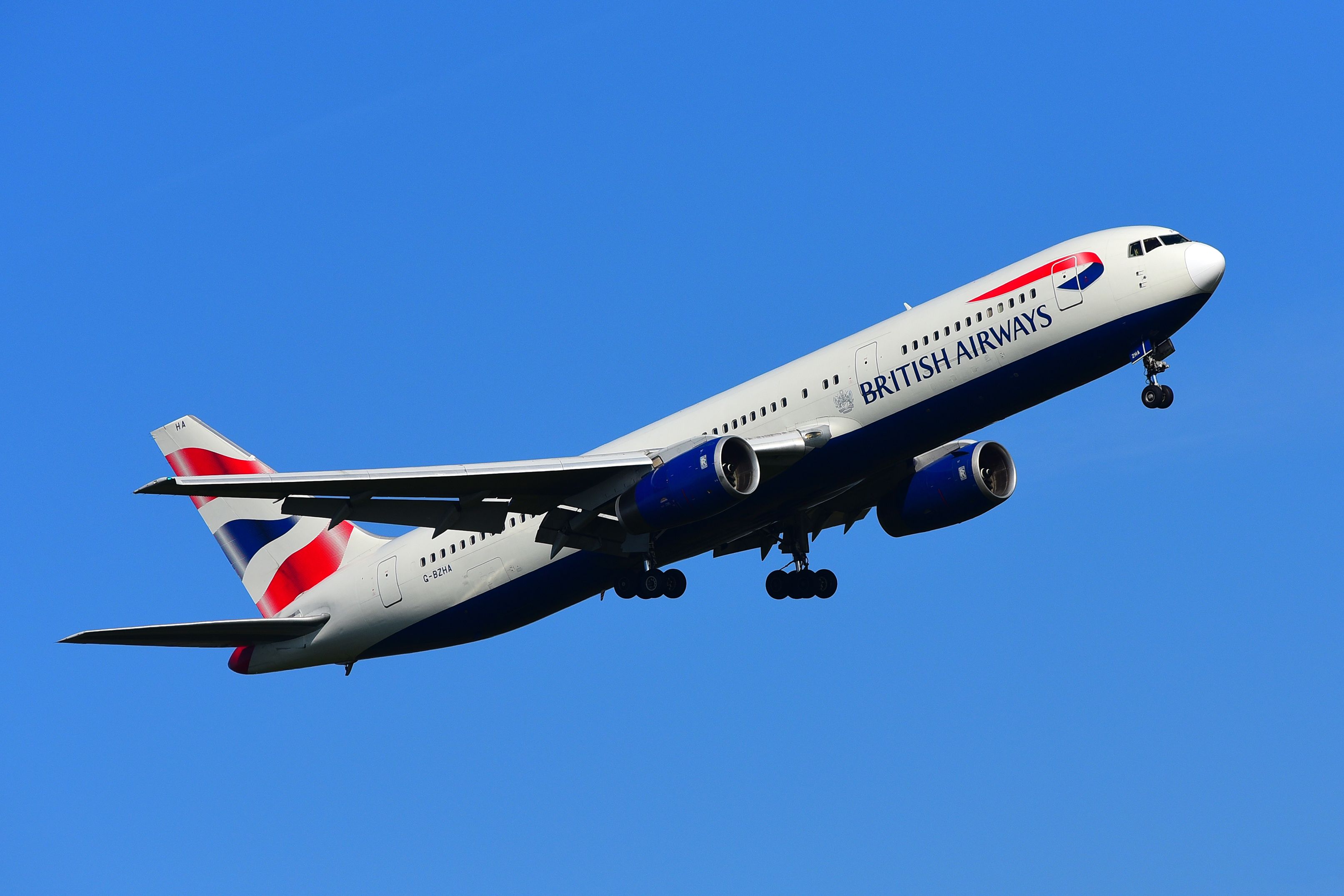 British Airways Boeing 767 Inflight