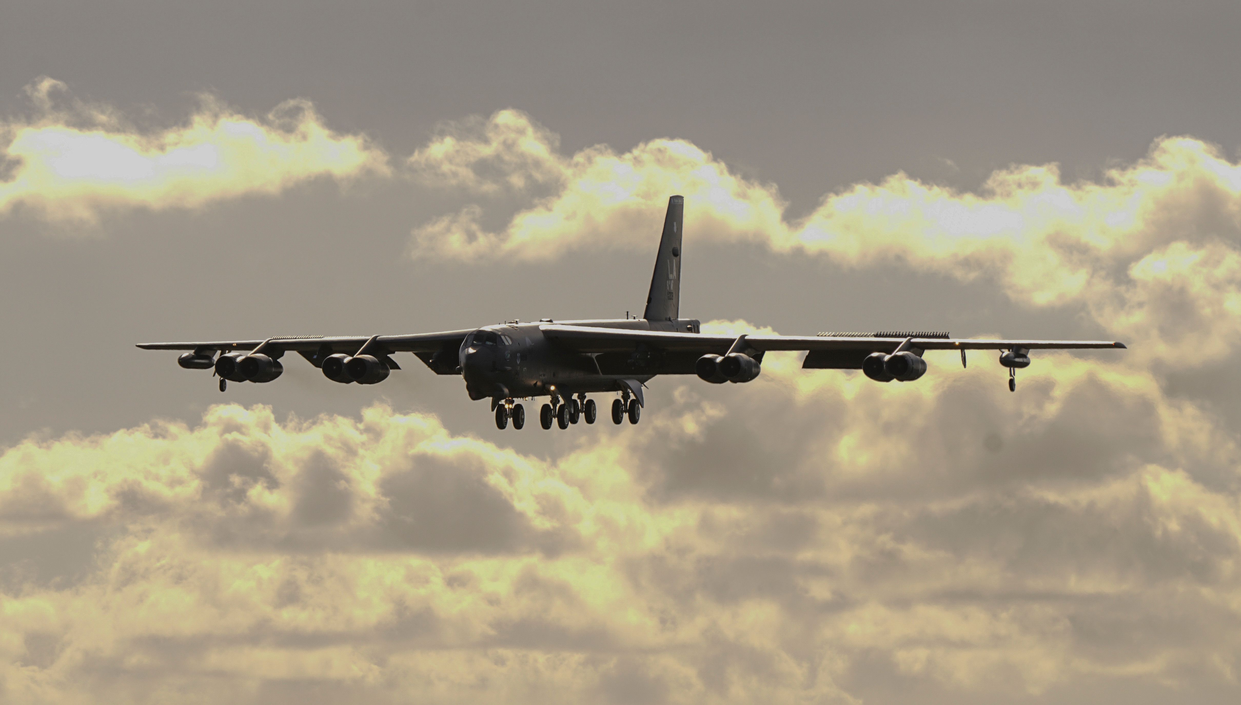 U.S. Air Force B-52 in flight