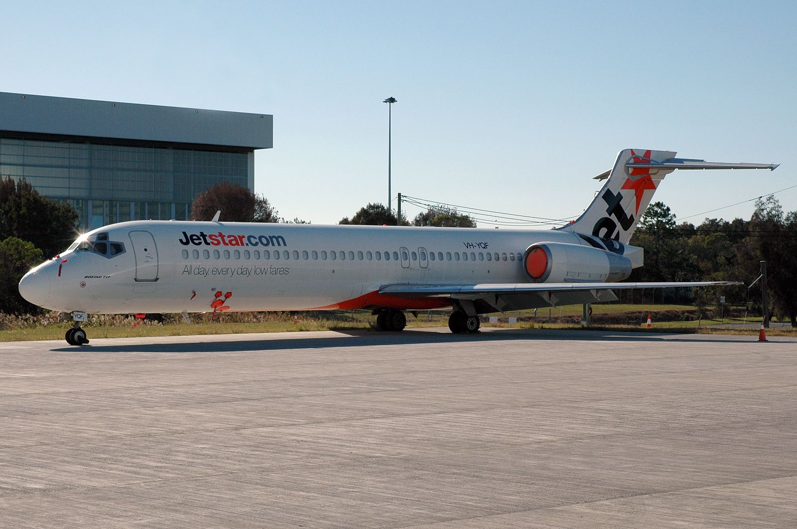 Jetstar Boeing 717-200 Parked In Brisbane