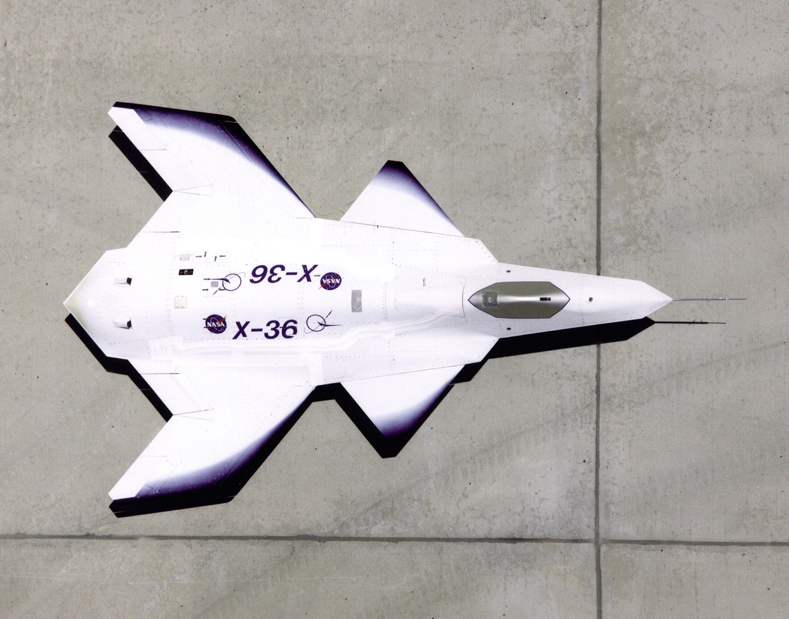 X-36_on_Ramp_-_GPN-2000-000233