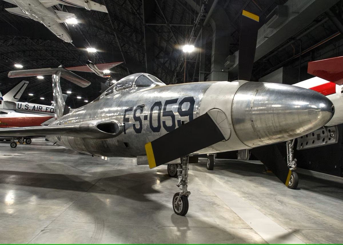 XF-84H at the National Museum of the United States Air Force (jpg)