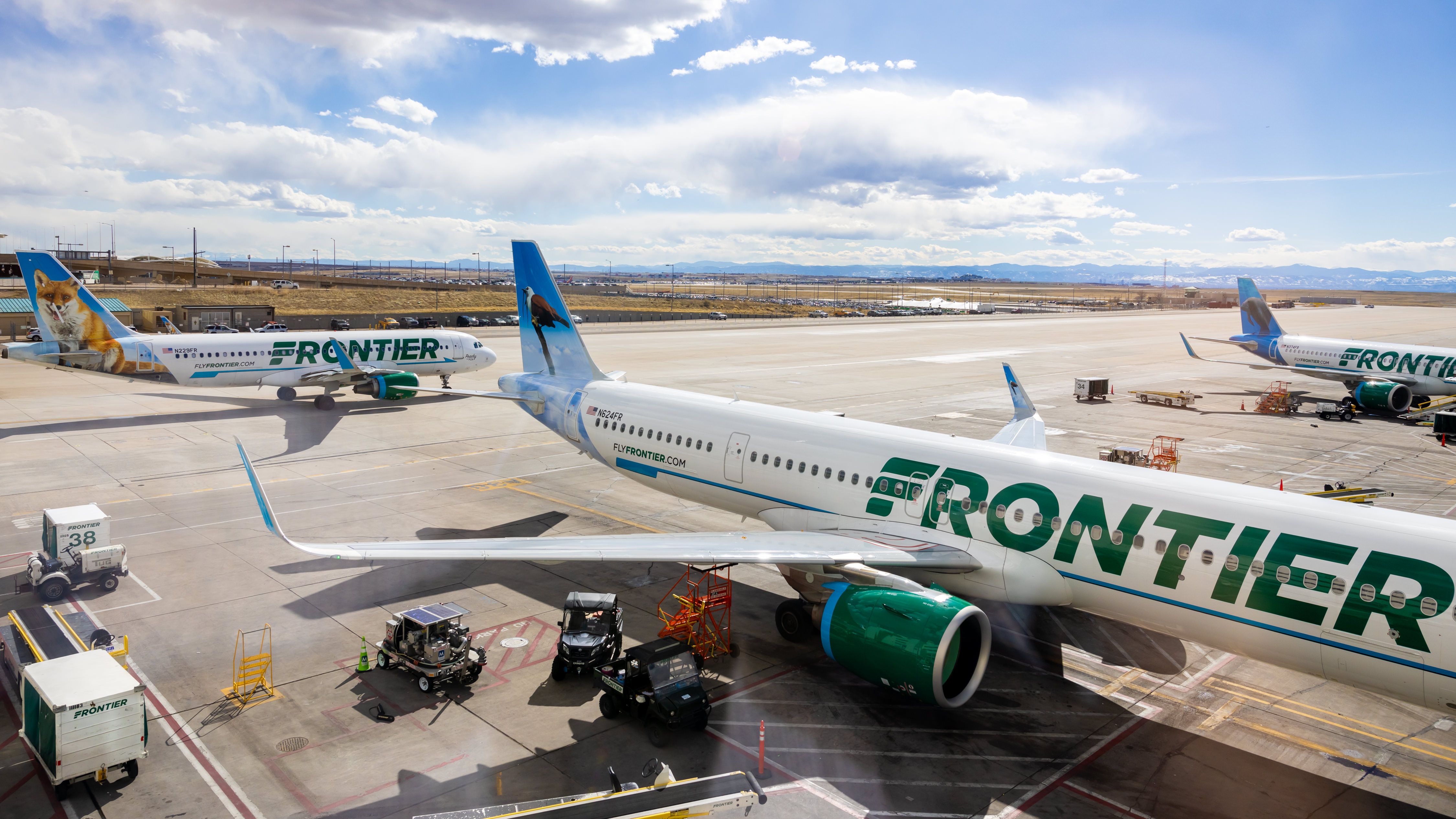 Frontier Airlines Planes In Denver