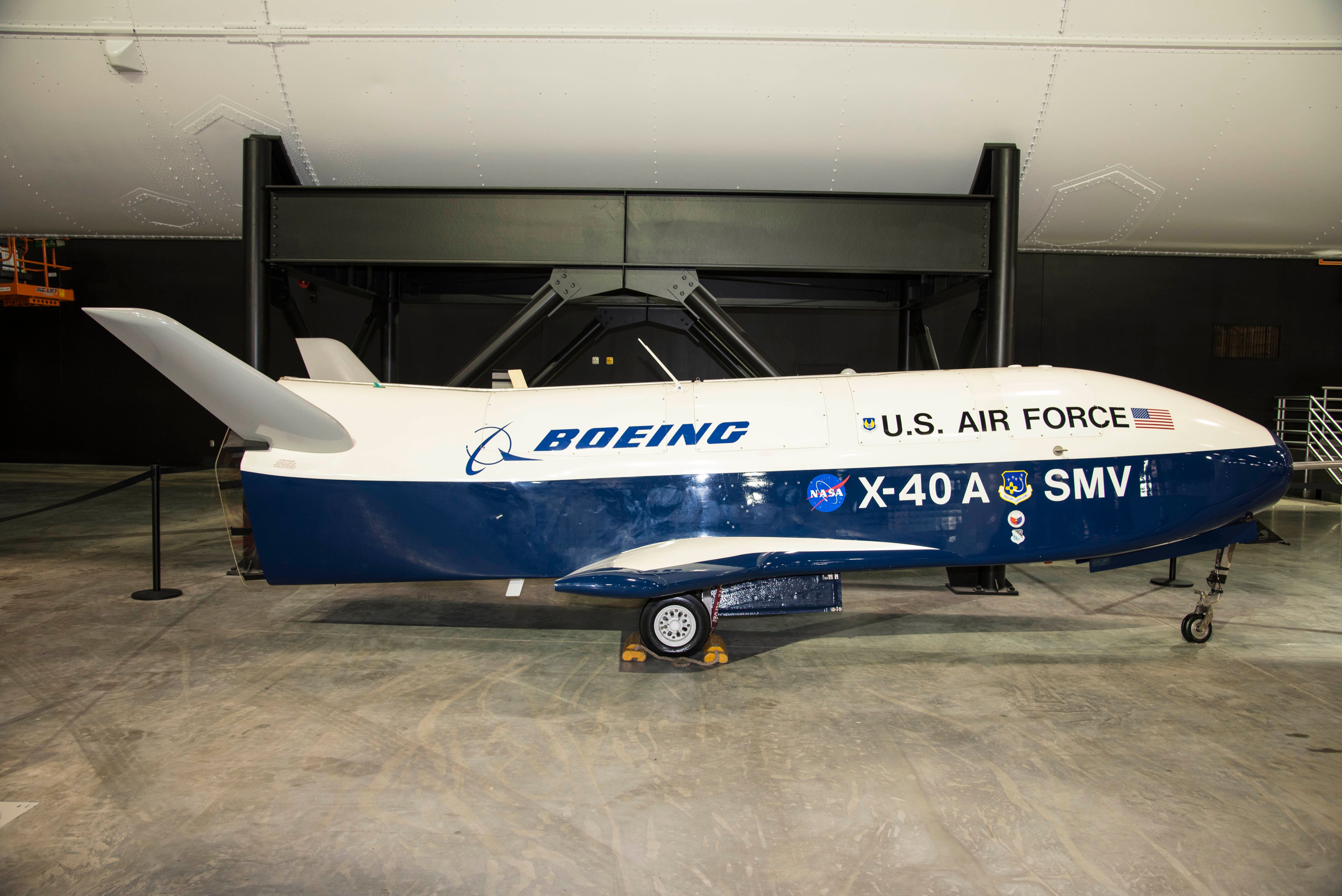 Boeing X-40A on display 