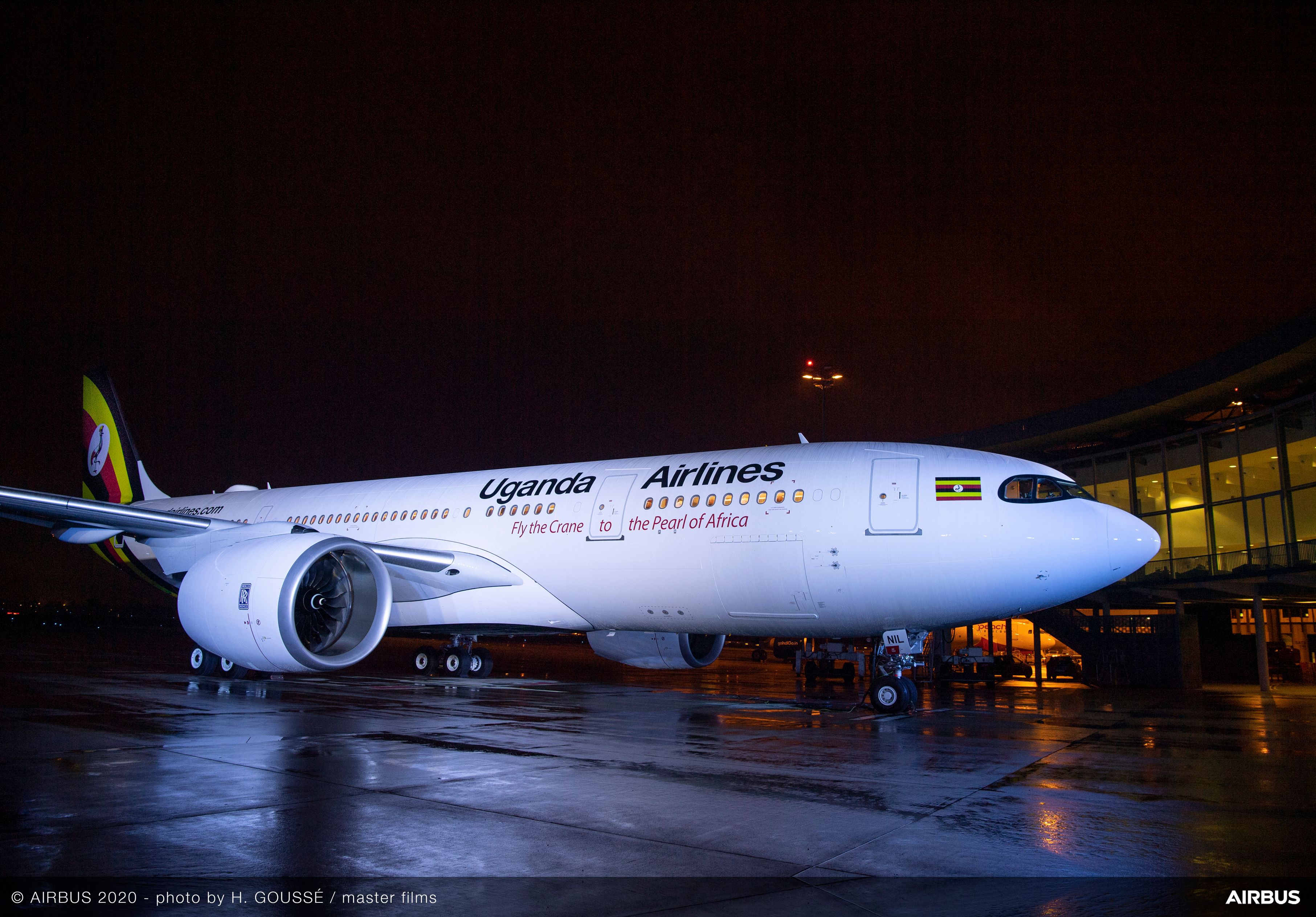 1st A330neo delivery to Uganda Airlines