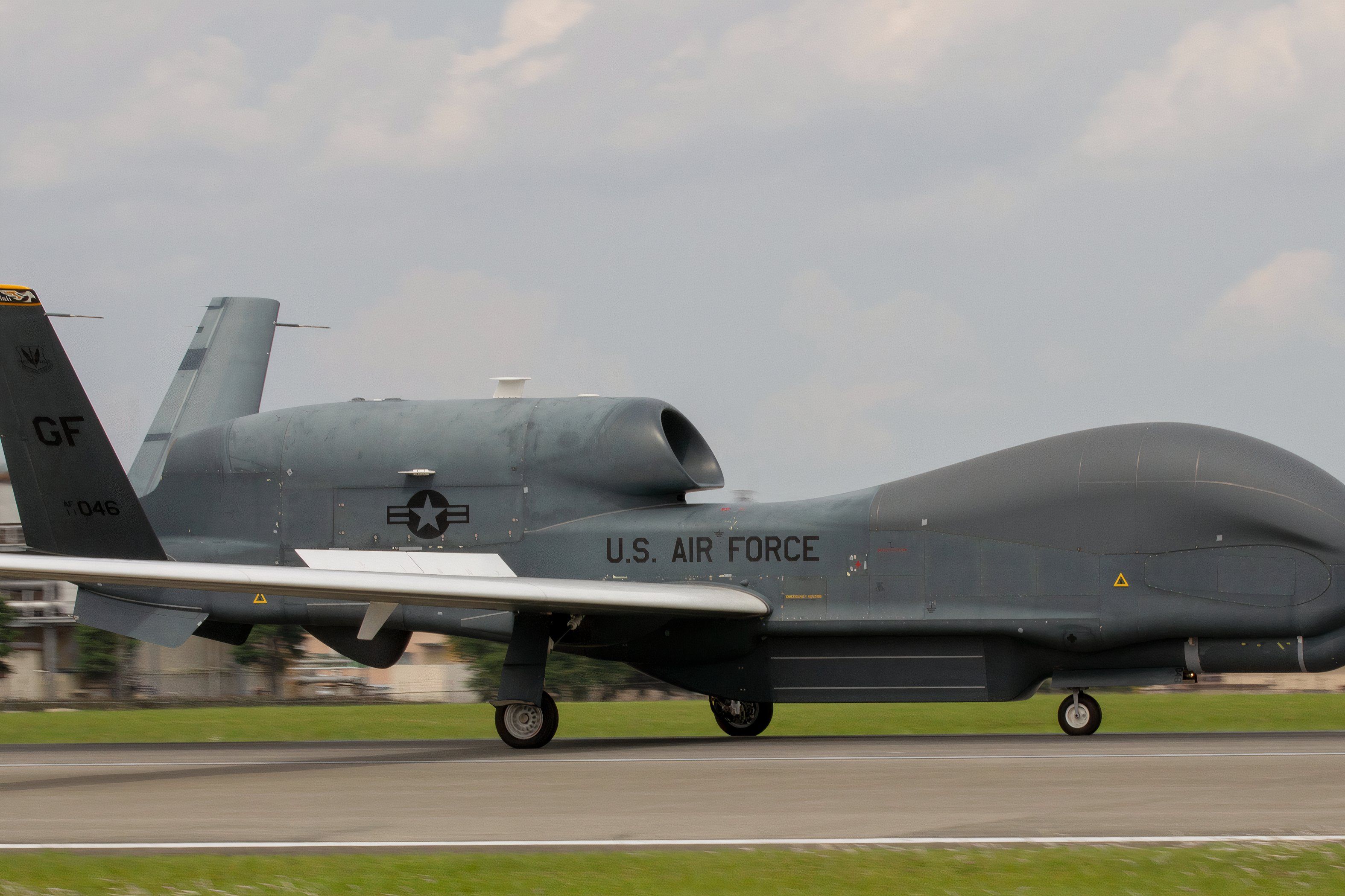 An RQ-4 Global Hawk, assigned to the 319th Operations Group Detachment 1, Andersen Air Force Base, Guam