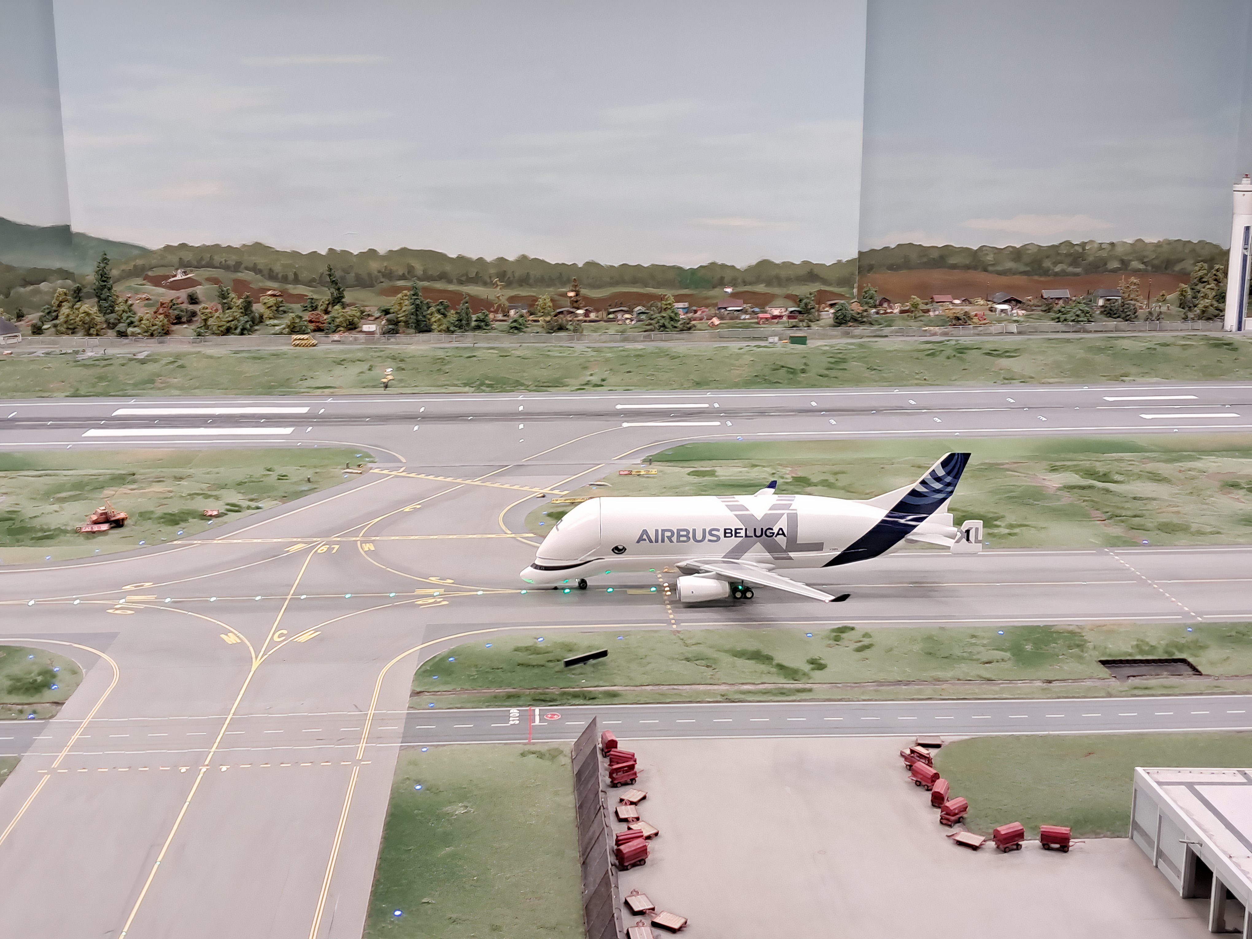 Knuffingen Airport Airbus BelugaXL