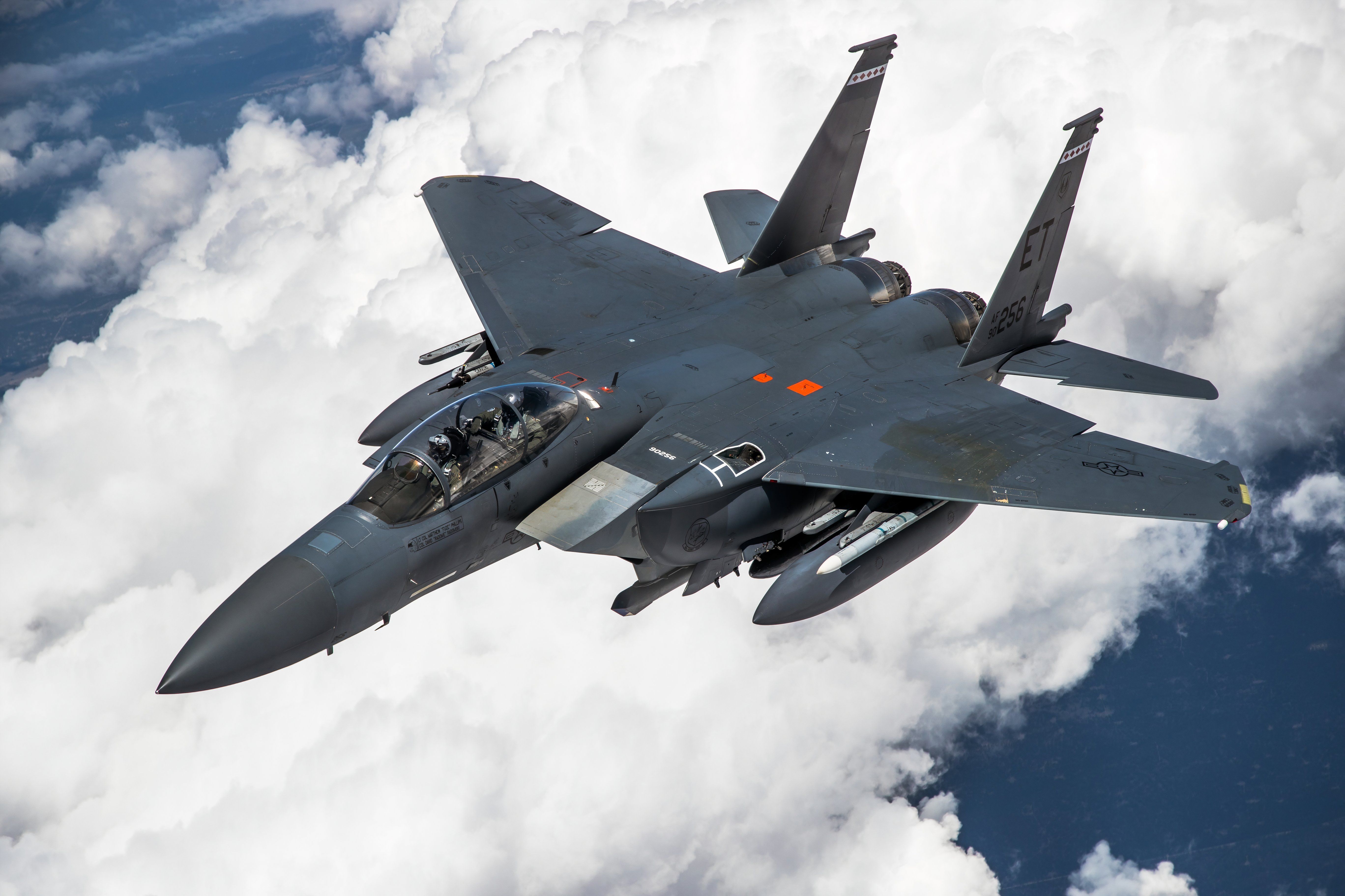 An F-15EX Eagle II assigned to the 40th Flight Test Squadron, 96th Test Wing, Eglin Air Force Base, Fla