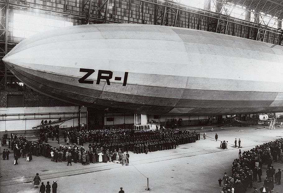 Christening ceremonies for USS Shenandoah (ZR-1)