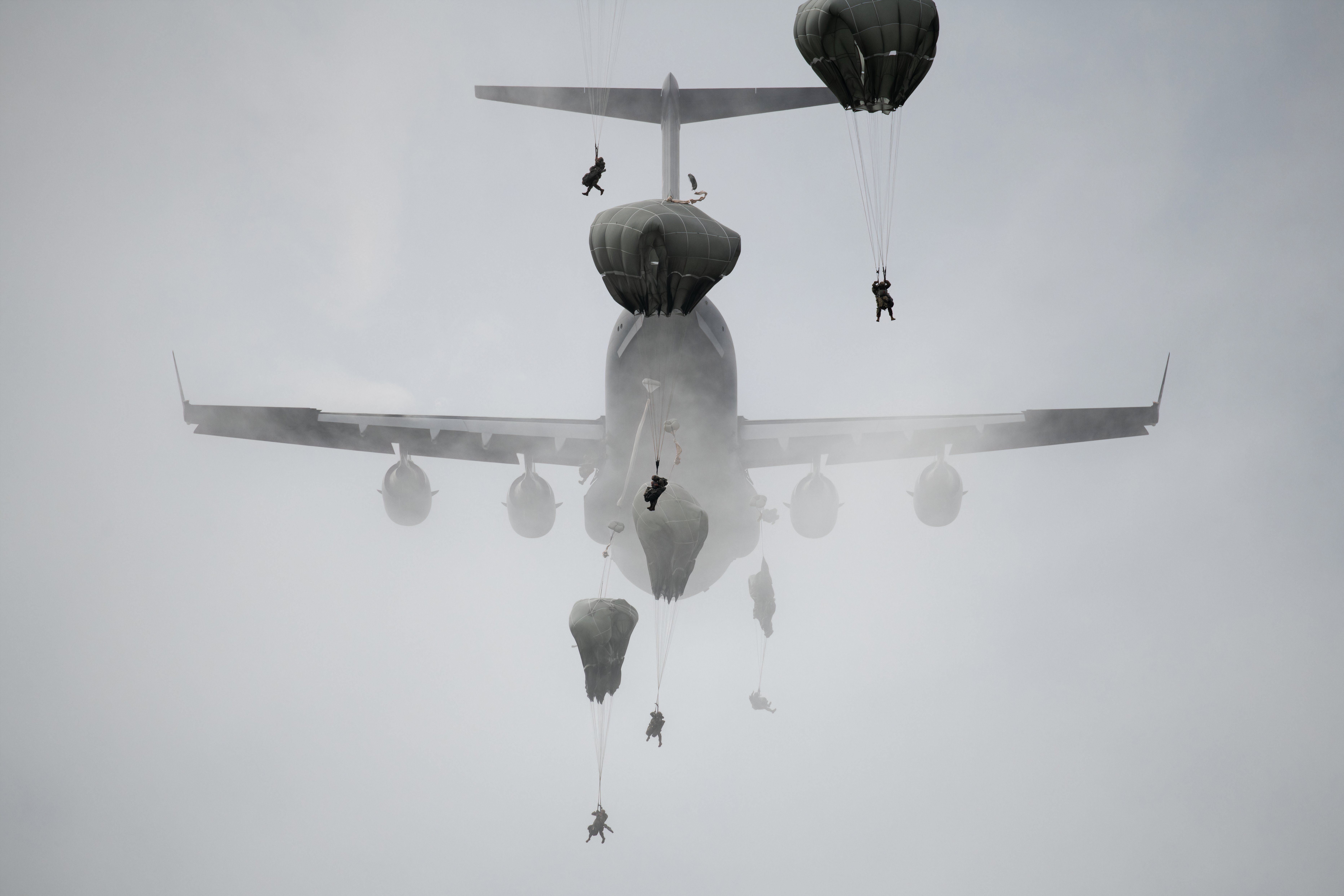 U.S. Army paratroopers assigned to the 2nd Infantry Brigade Combat Team, 11th Airborne Division