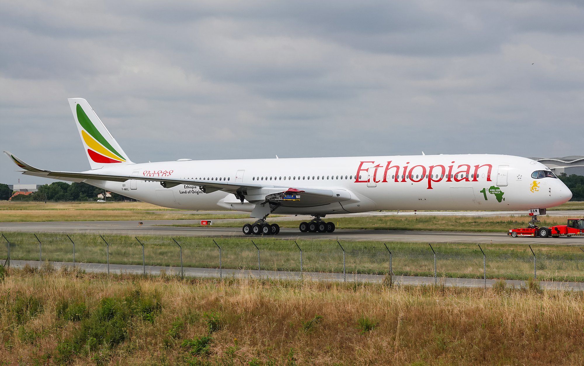 Ethiopian Airlines first Airbus A350-1000