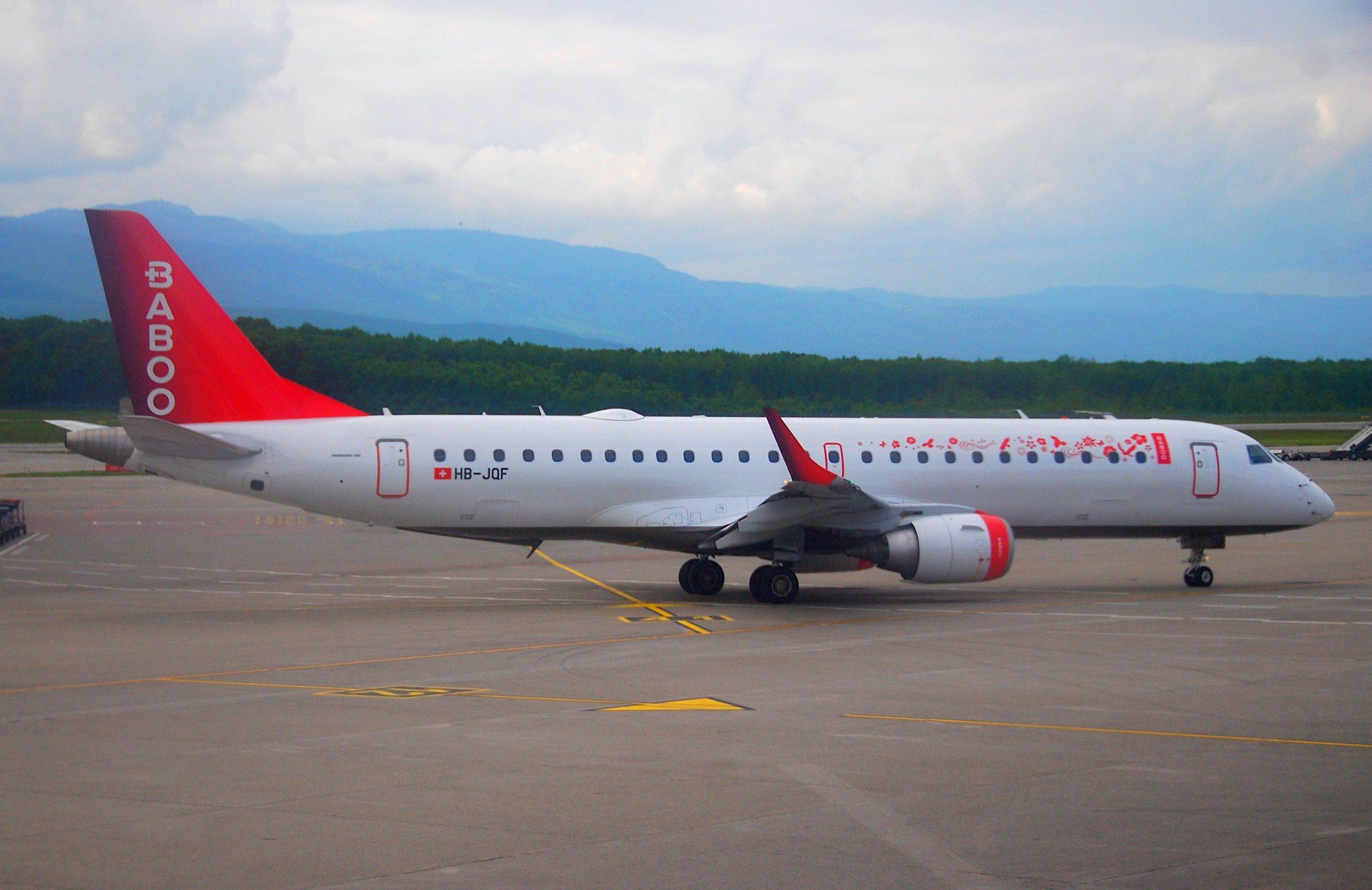 Baboo Embraer E190 Taxiing In Geneva