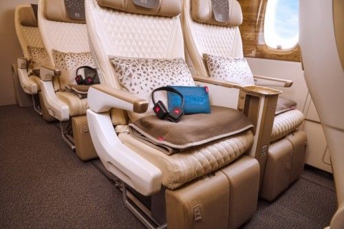 Emirates Premium Economy cabin