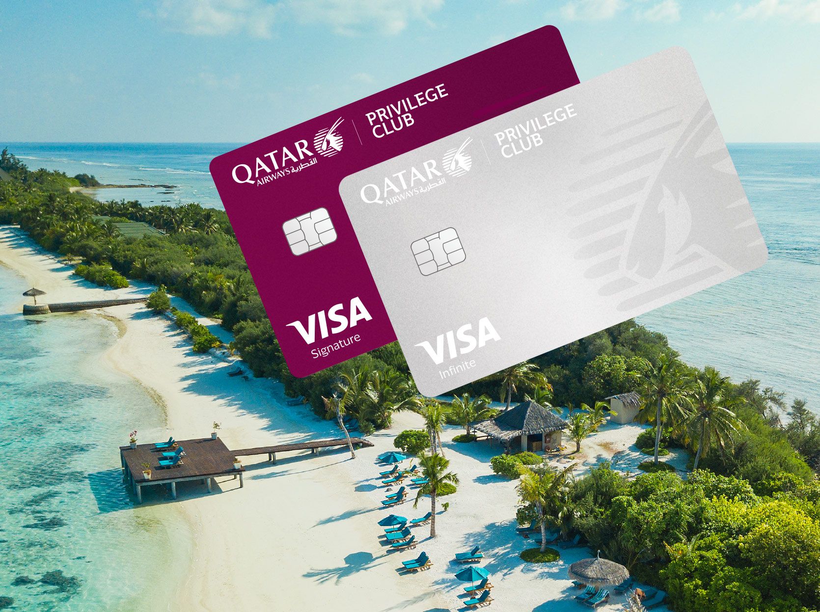 The two new Visa Qatar Airways cards