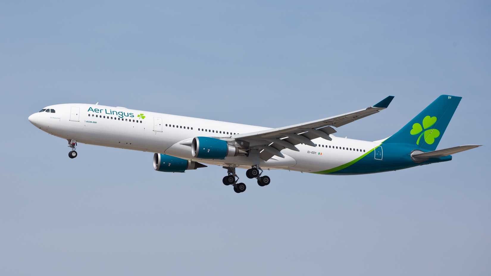 فرود Aer Lingus Airbus A330 در فرودگاه بین المللی شیکاگو اوهار Ord Shutterstock_1353337049