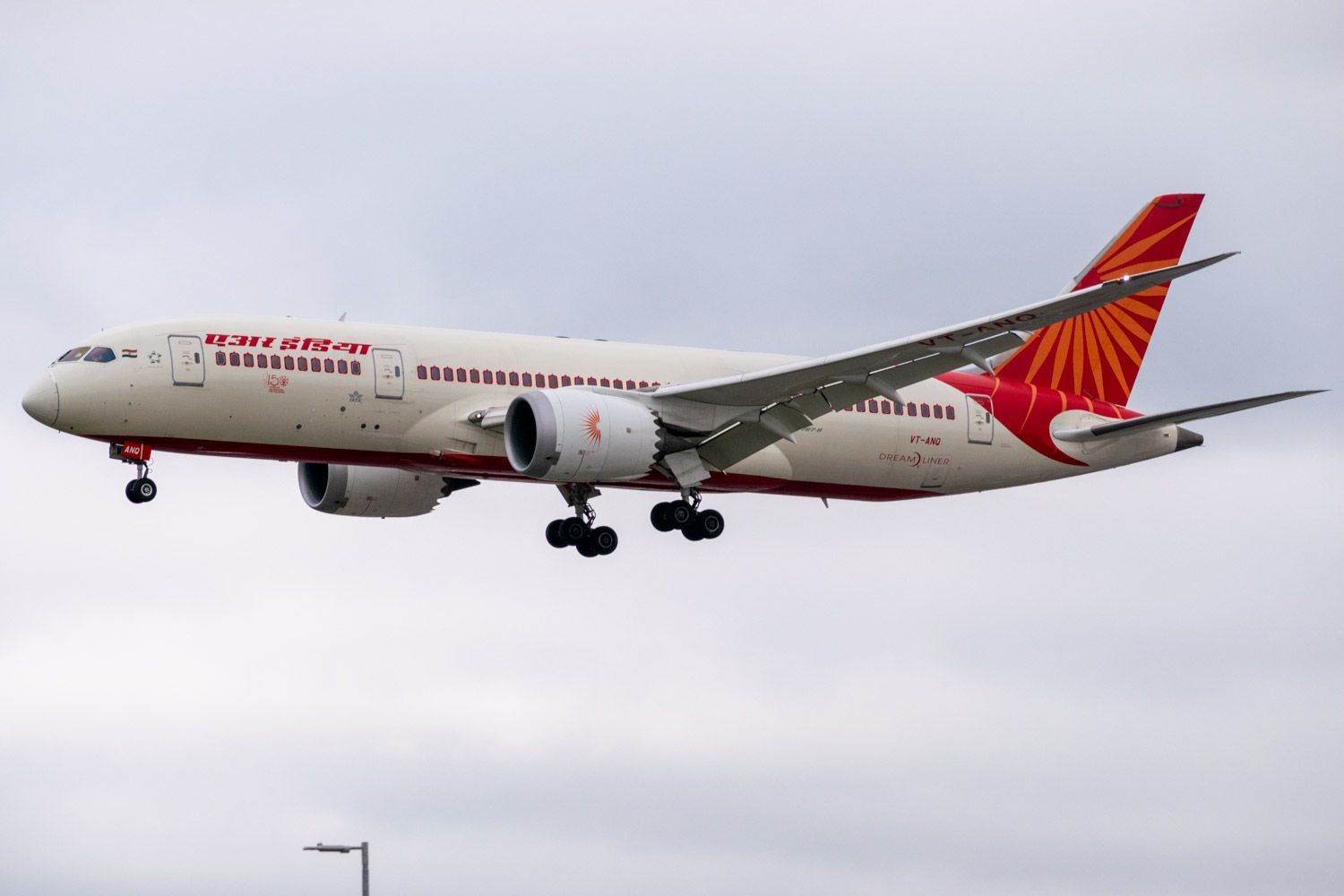 Air India Boeing 787-8 flying