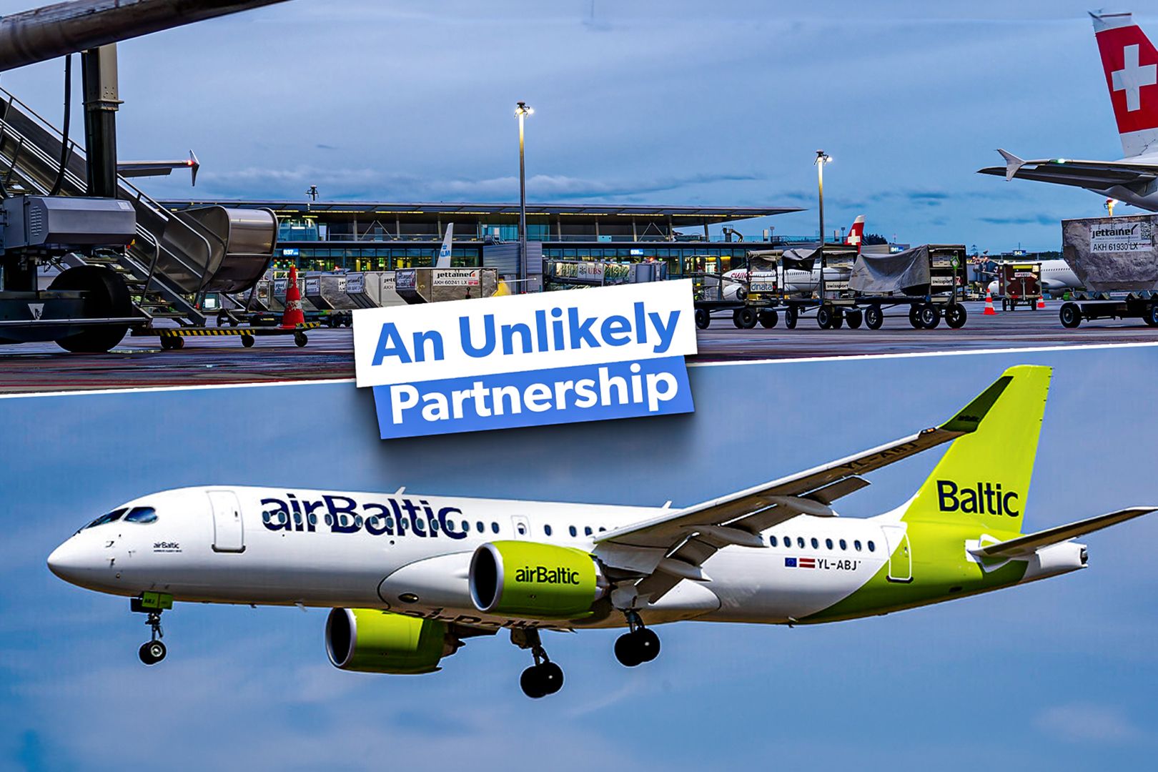 airBaltic SWISS Flights Custom Thumbnail