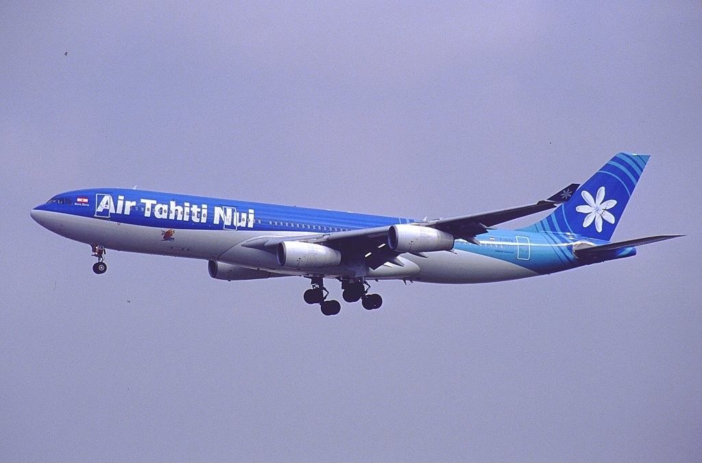 Air Tahiti Nui Airbus A340-200 Inflight