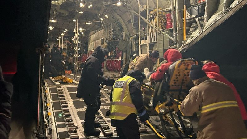 Antarctica evacuation of patient by New Zealand Air Force
