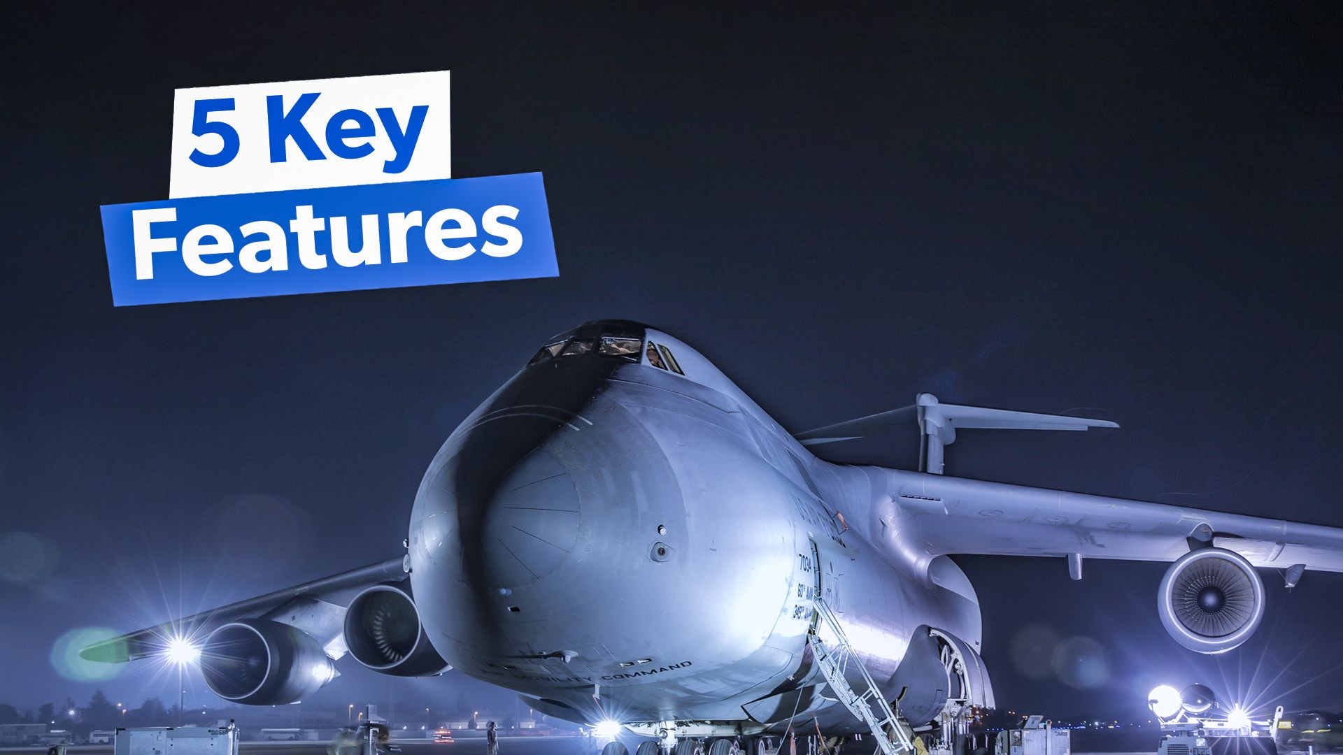 5 Key Features Of The USAF Lockheed C-5 Super Galaxy